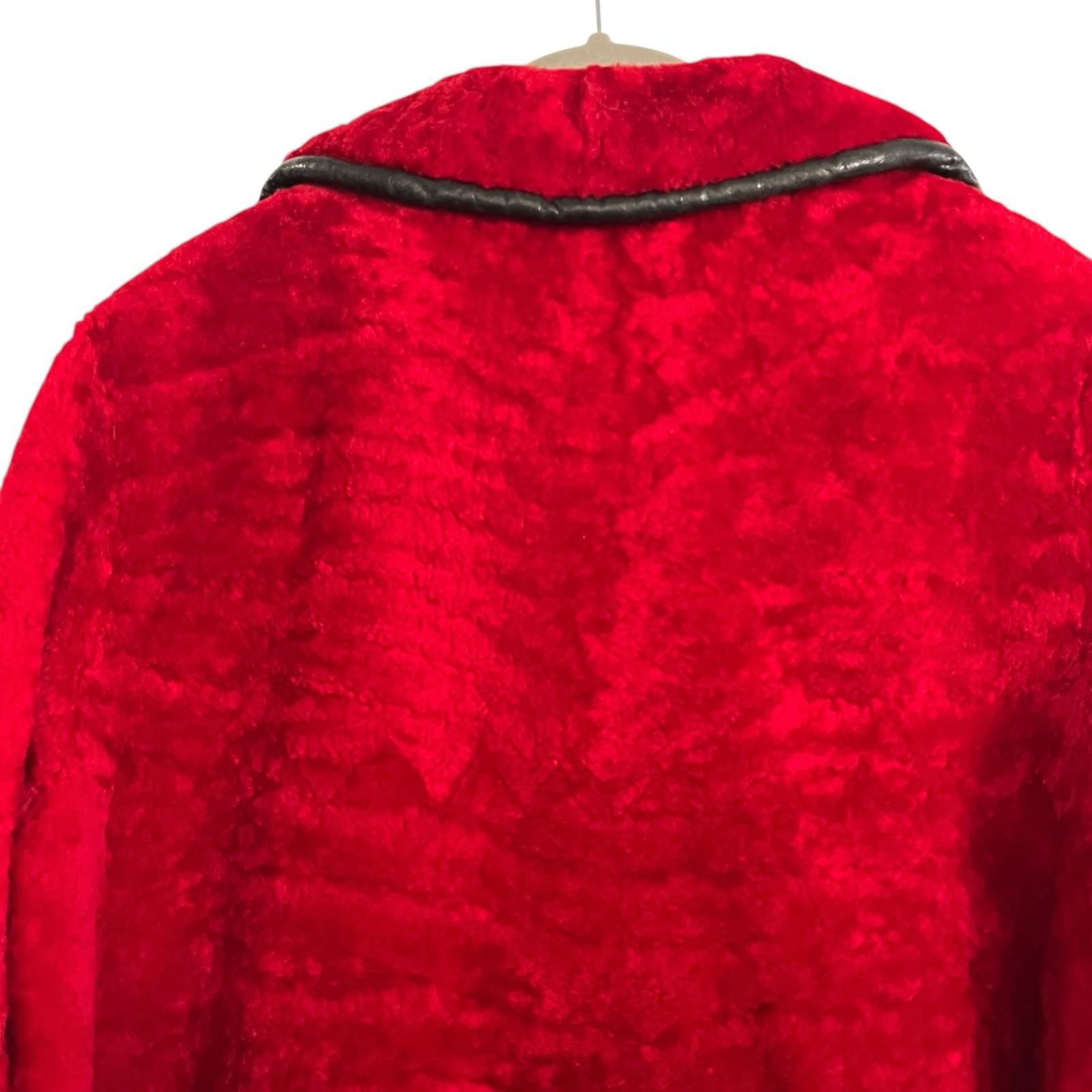 Vintage Fur Coat Persian Lamb Women SZ M Meier & Frank Fur Salon 60s Oregon Red