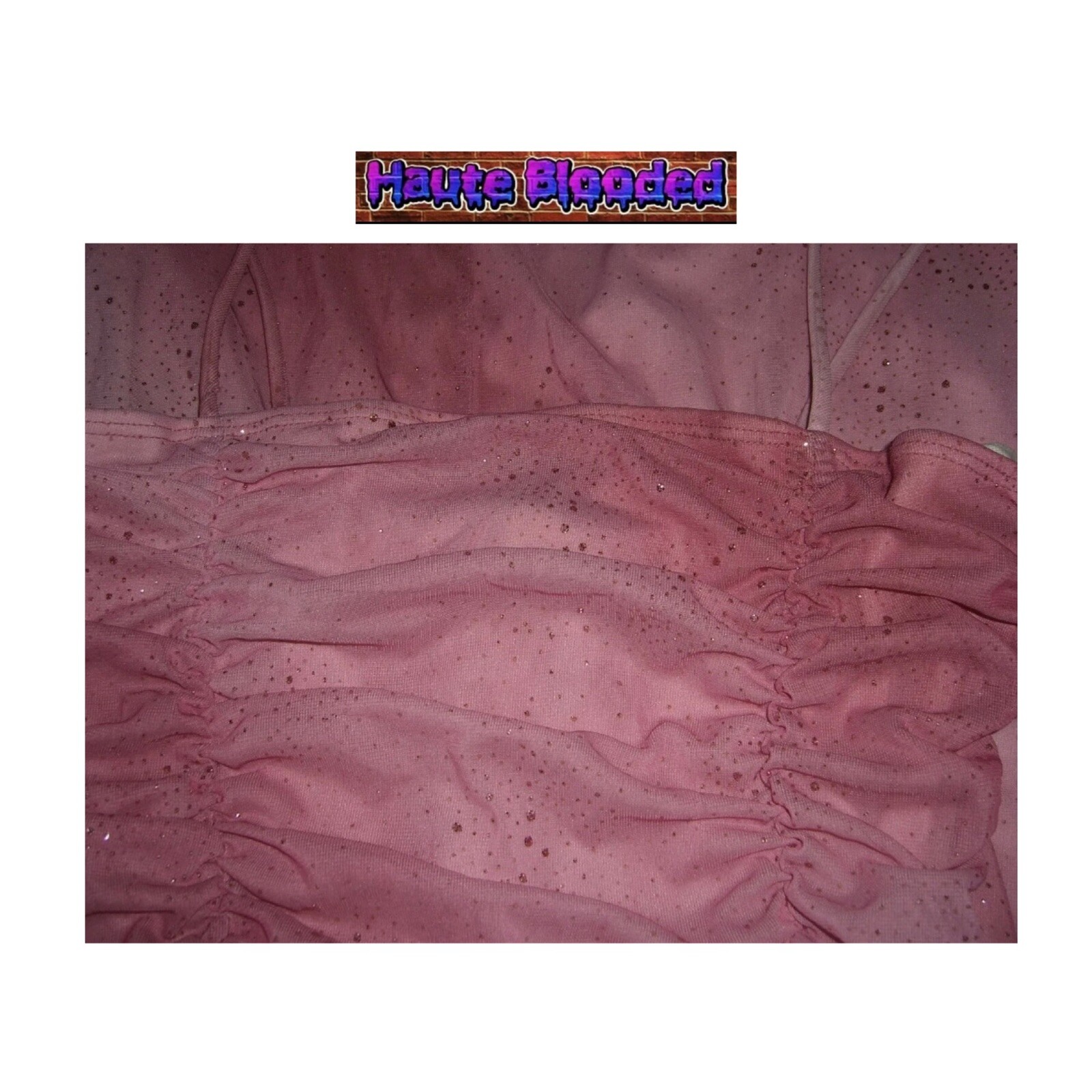 Taboo Dress Vtg 90s Pink Glitter Kawaii Fairy Barbie y2k Coquette Ballet Pixie