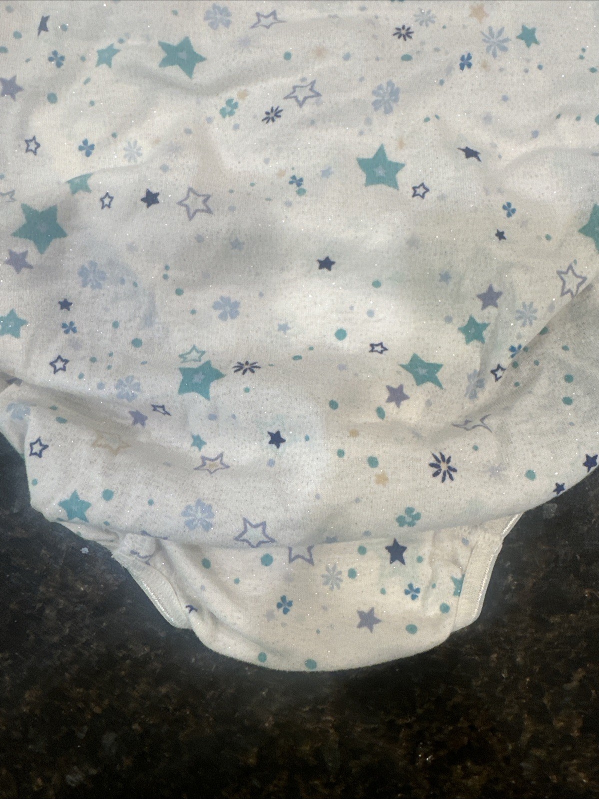 Vintage Size Large Signature Cotton Victoria’s Secret Brief White with Stars