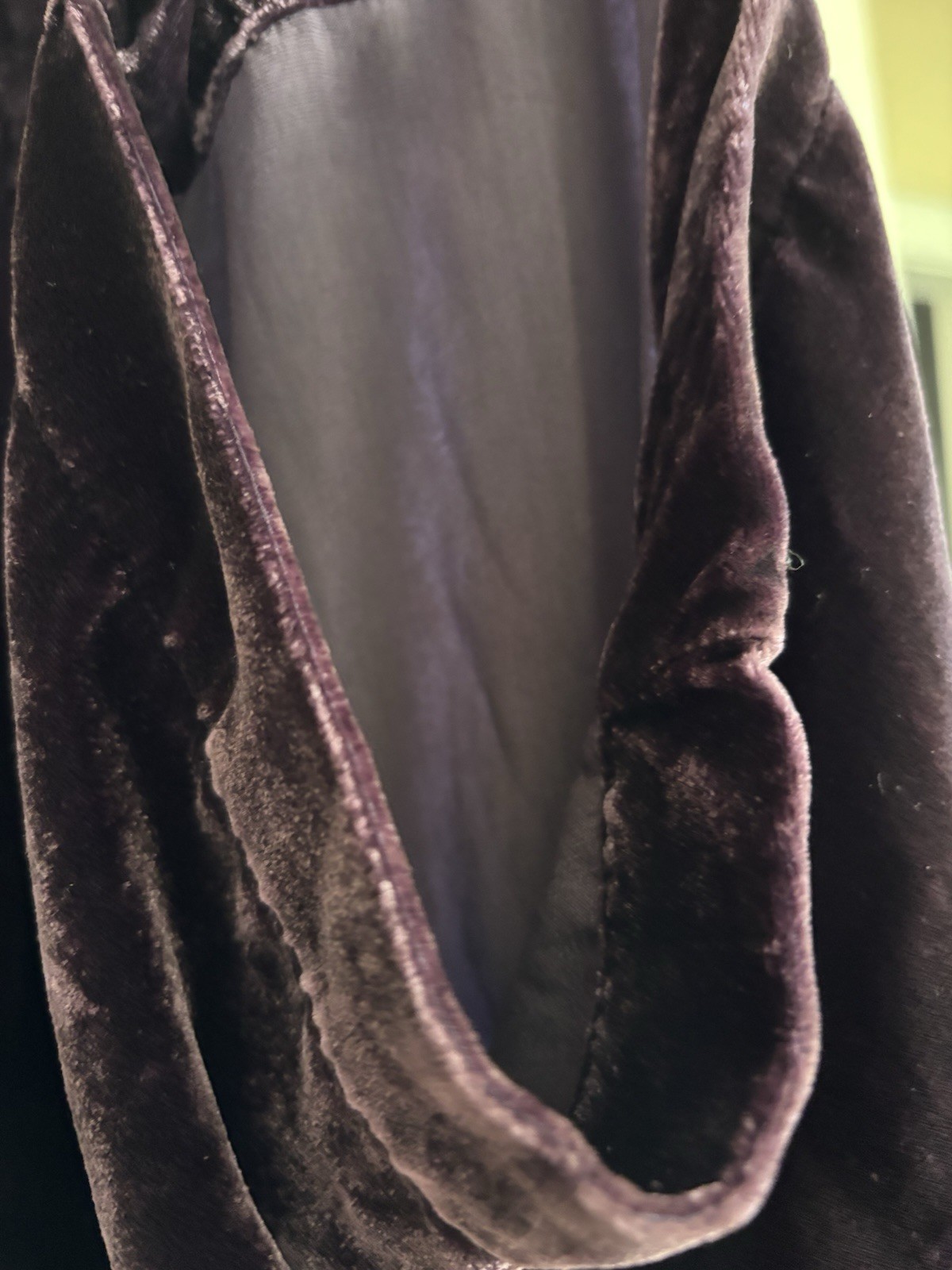 Arleen Bowman Chin Chin Women’s Large Purple Silk Velvet Lounge Set Vintage 90’s