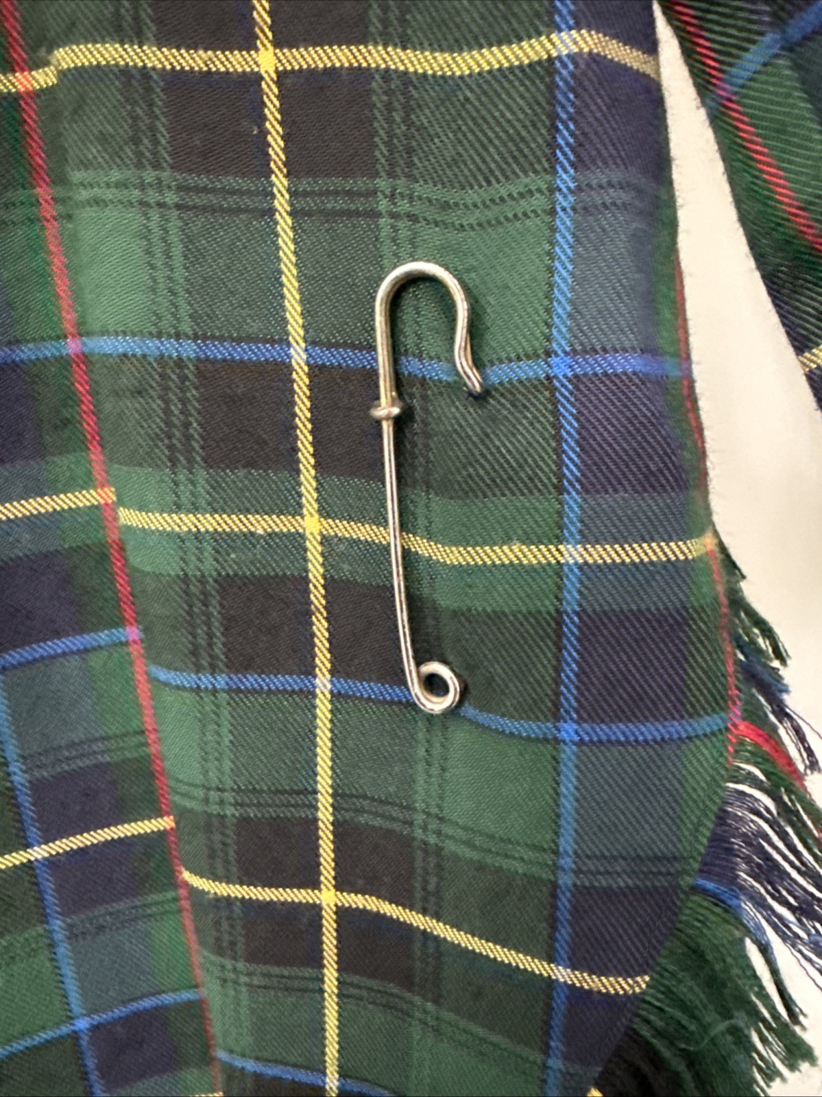Vintage MHM Melissa Harper Dress 90’s Plaid Modest Scottish Pin Size 8