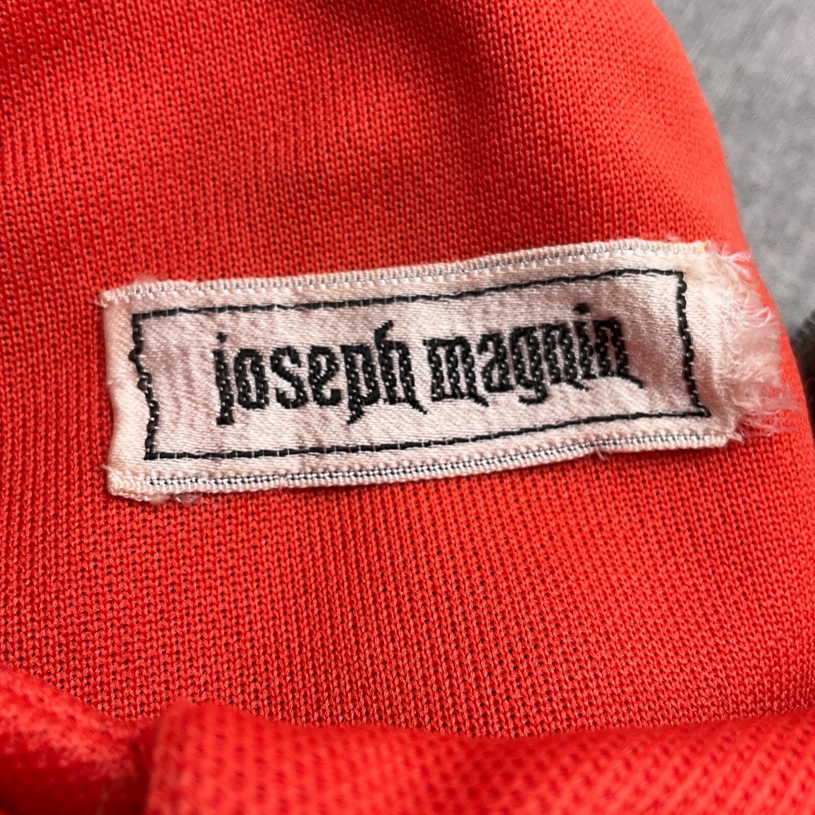 Joseph Magnin Dress Women XSmall Orange Brown Plaid 60 70s Student Secretary VTG