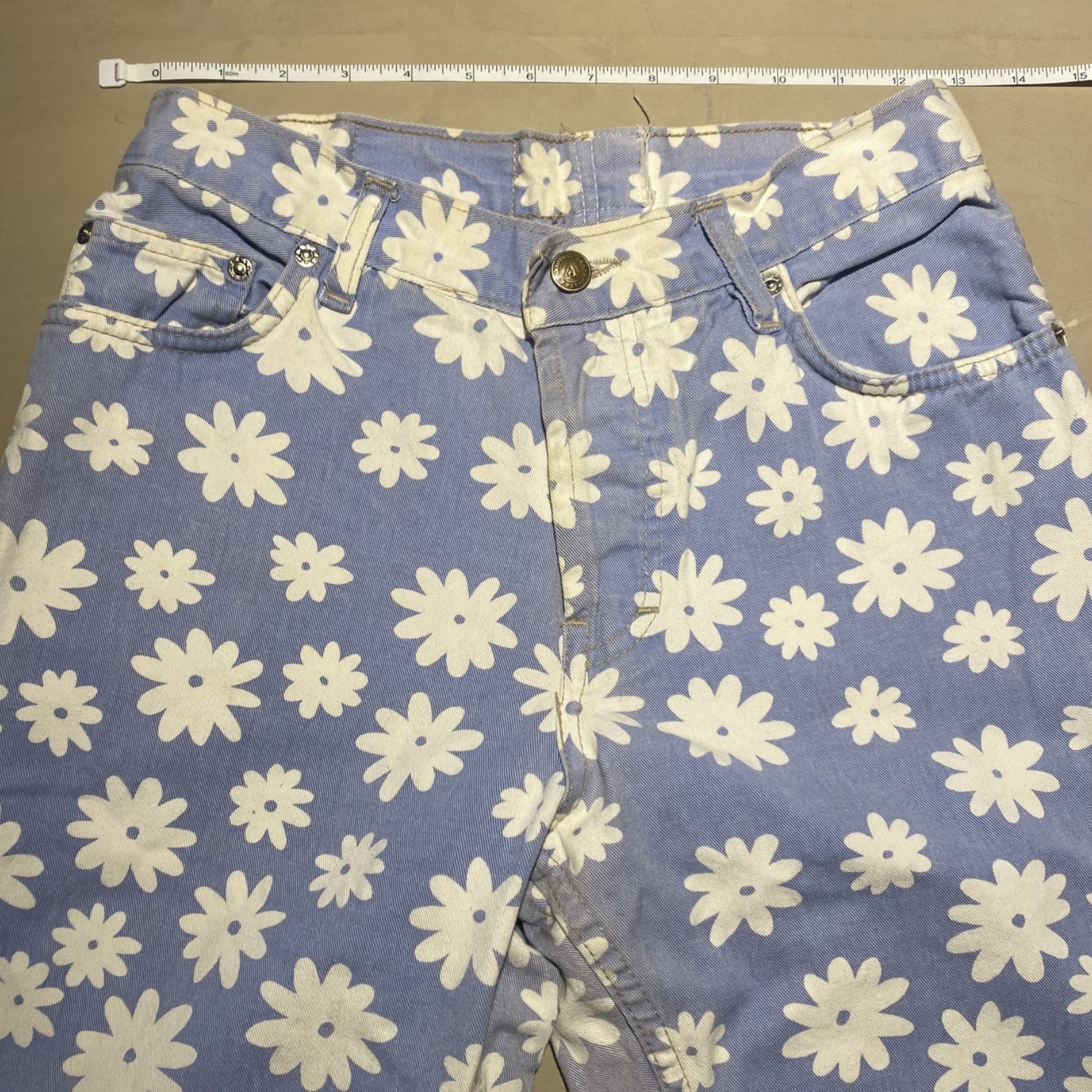ASTRA Vintage Women’s Flower Jeans 100% cotton | W32B 44