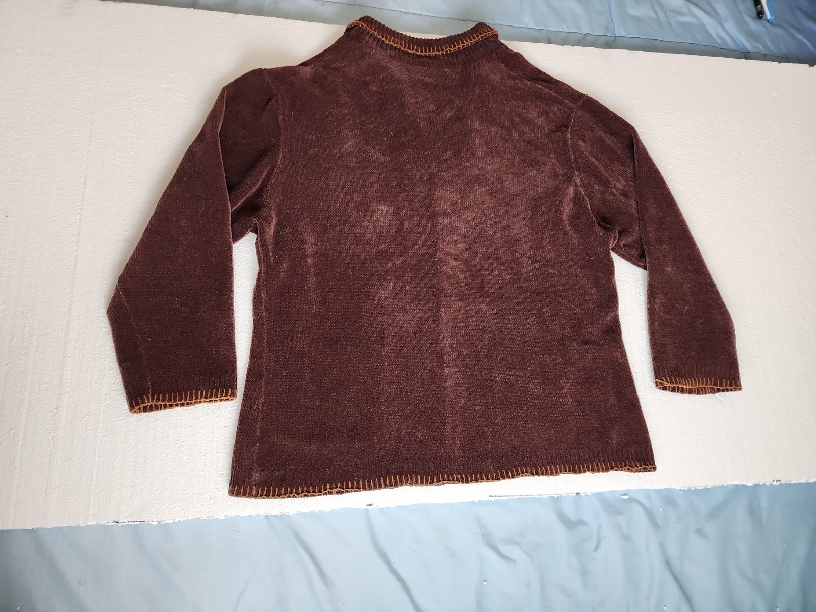 VTG Chenille Cardigan Wrangler Western Women Sz2XL BIG&TALL jacket coat sweater