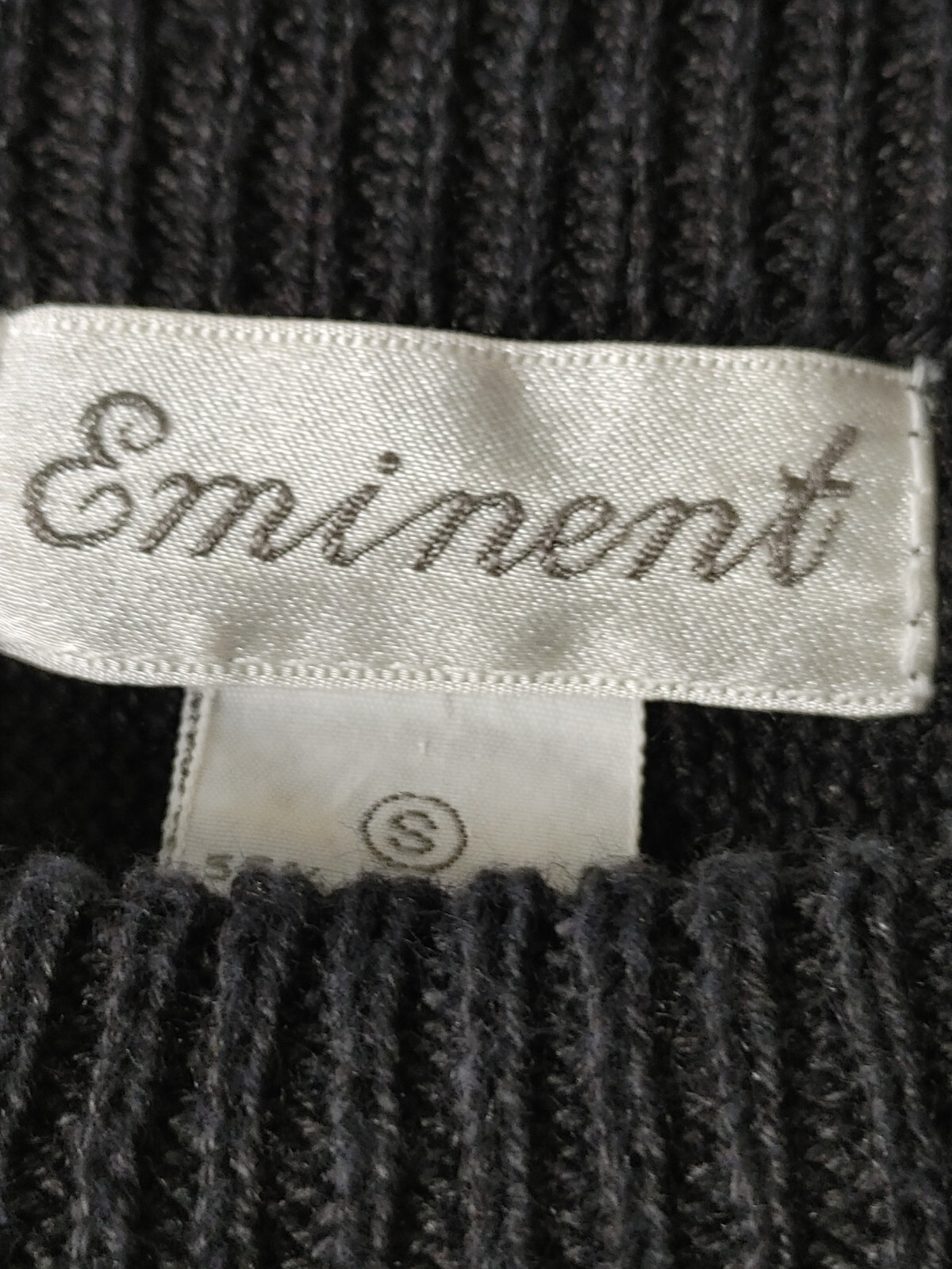 VTG EMINENT SWEATER „S” CREW NECK SCHOULDER PADS BEADED GOLD STARS SILVER MOON