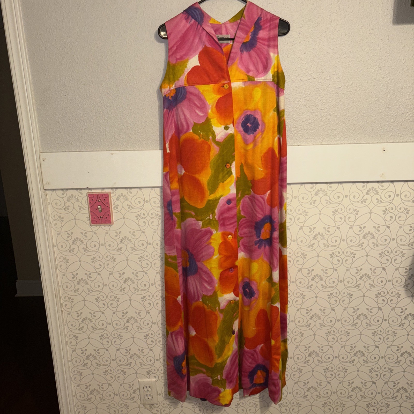Vintage Kiyomi Of Hawaii Full Length Dress