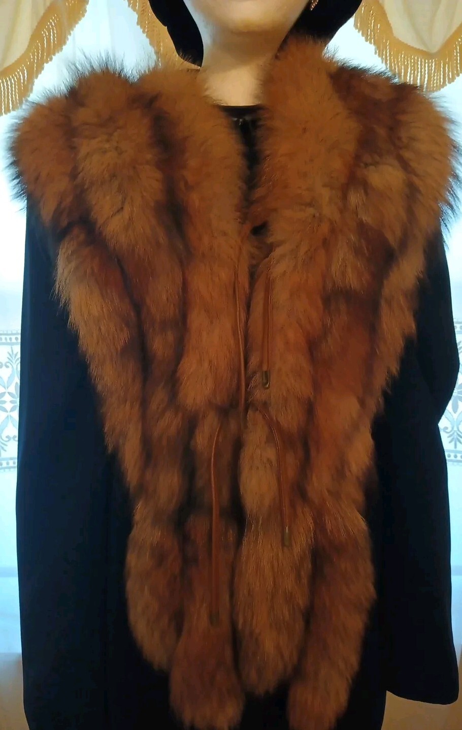 FOX VEST – SIZE SMALL/MEDIUM BY JACQUES SAINT LAURENT FOR F.C.I. PARIS NEW YORK