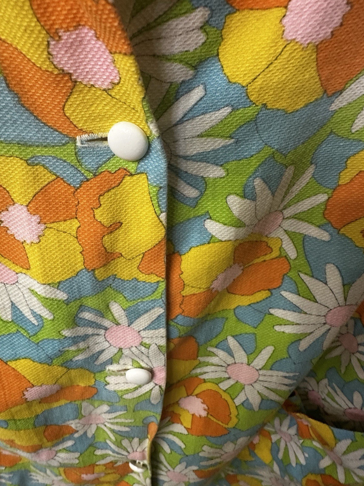 60’s Vintage Floral Women’s Dress Medium -please read description details