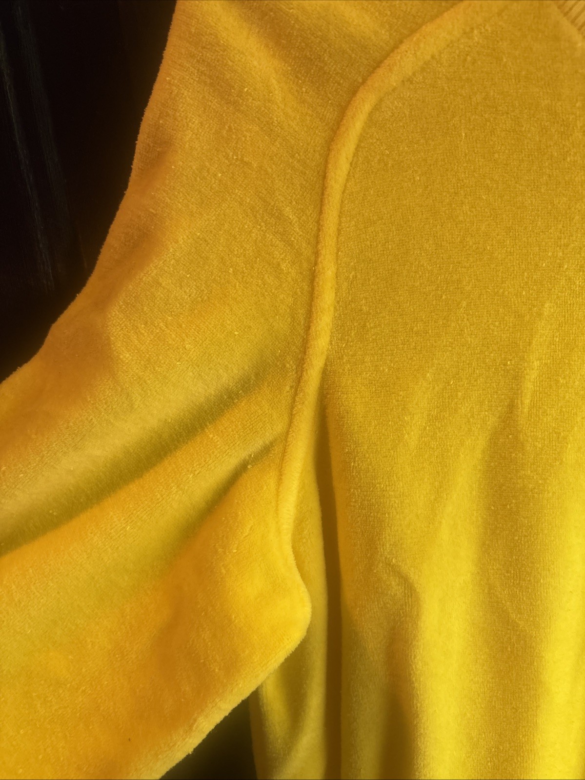 Vtg SKYR Skiwear Sportswear Womens M/L? Yellow Turtleneck Shirt Made USA Cotton