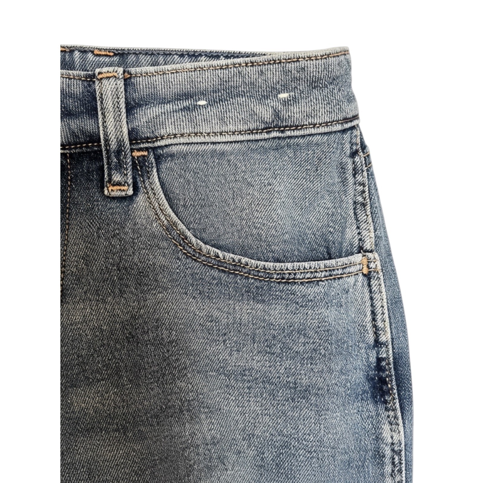 Hollister Curvy High Rise Jeans W35S Vintage Stretch Light Wash