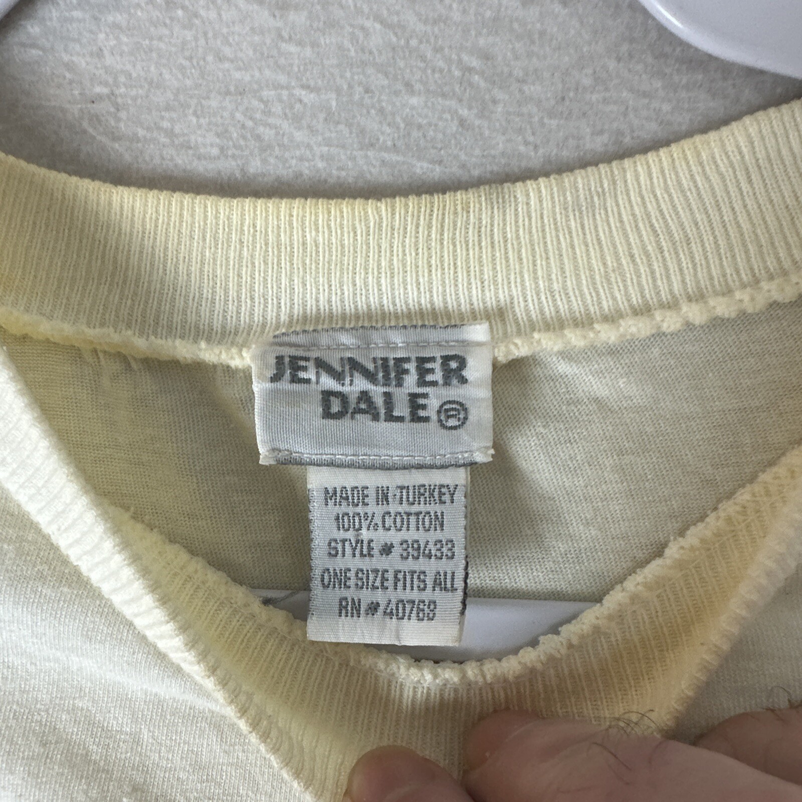 Vintage 1995 Jennifer Dale TEDDY BEAR HEARTWARMER Tshirt Long Nightgown