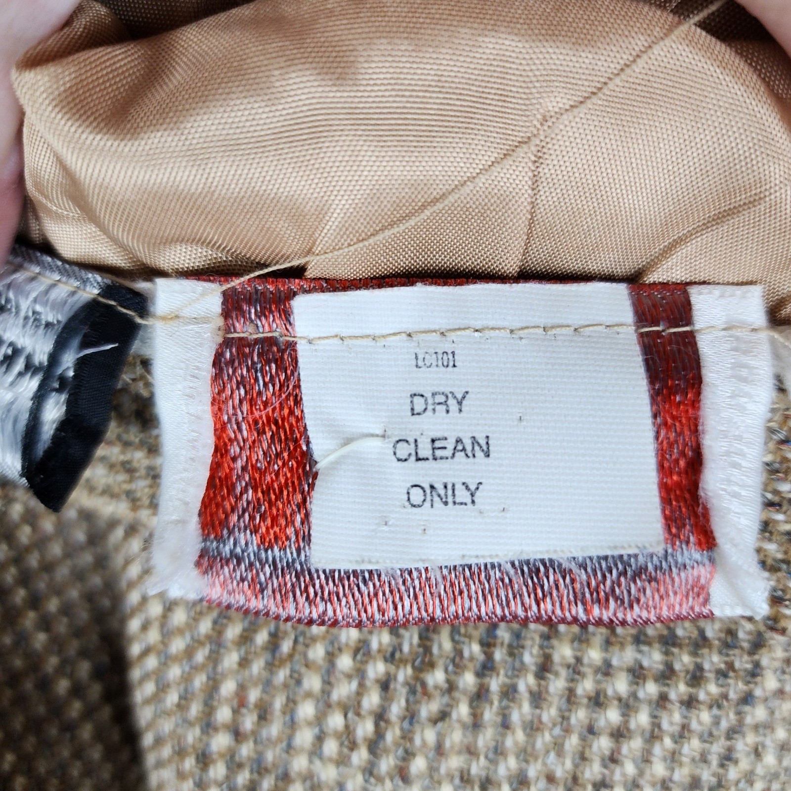Haggar Classics Skirt Women 26 Brown 100% Pure Wool Tweed Midi Vintage