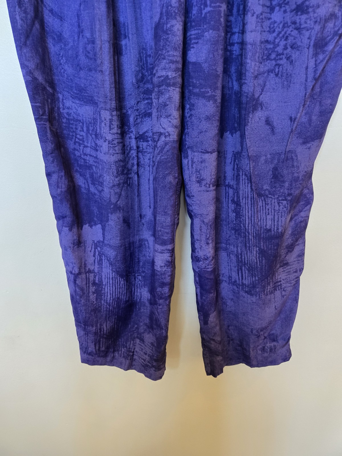Vintage 80s Componix Womens Purple Outfit Pants Shirt Festival Funky Sz 10 Med