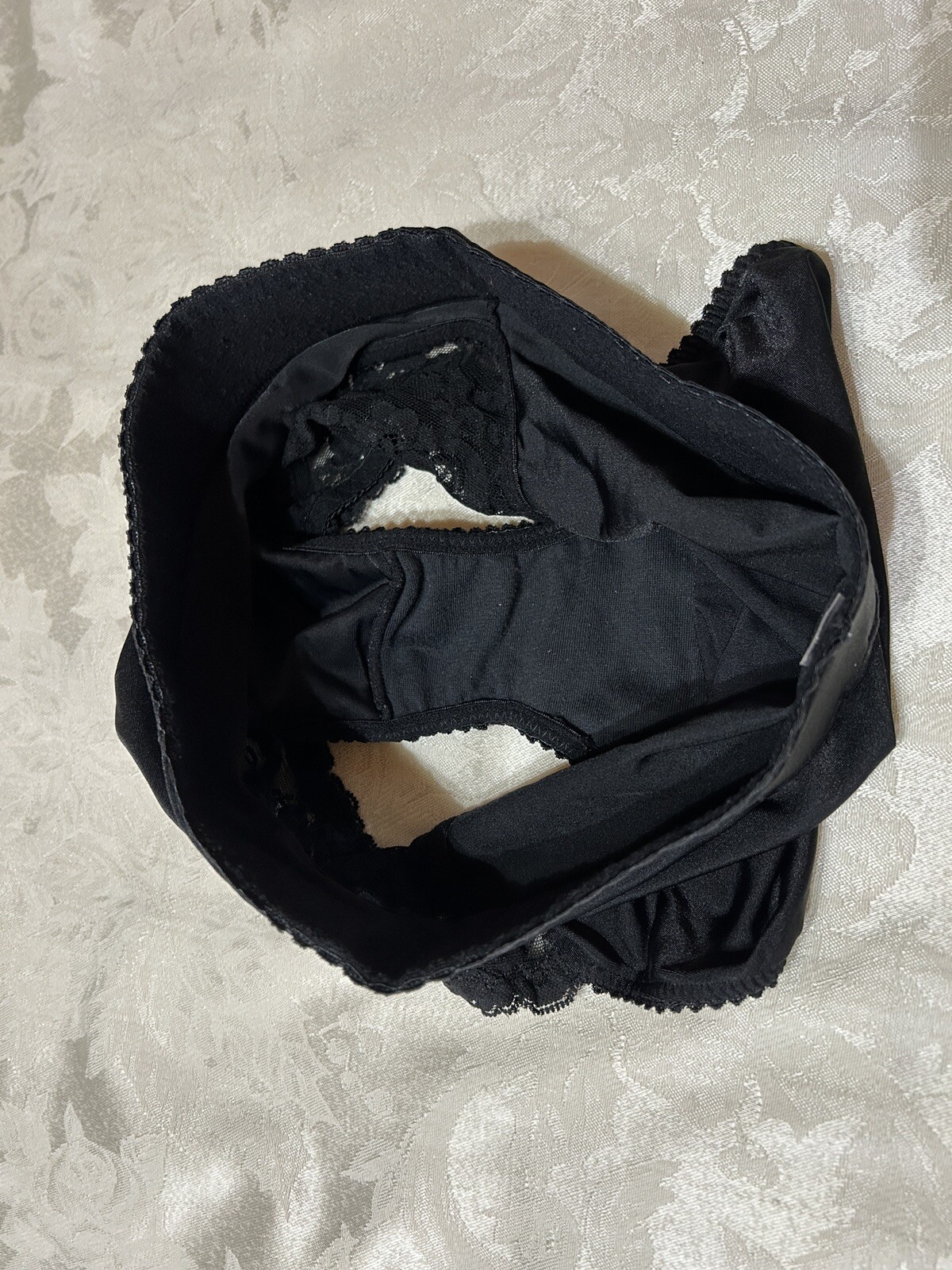 Vtg 90’s VICTORIA’S SECRET 570777 Moderate Control Shaping L Black Panties