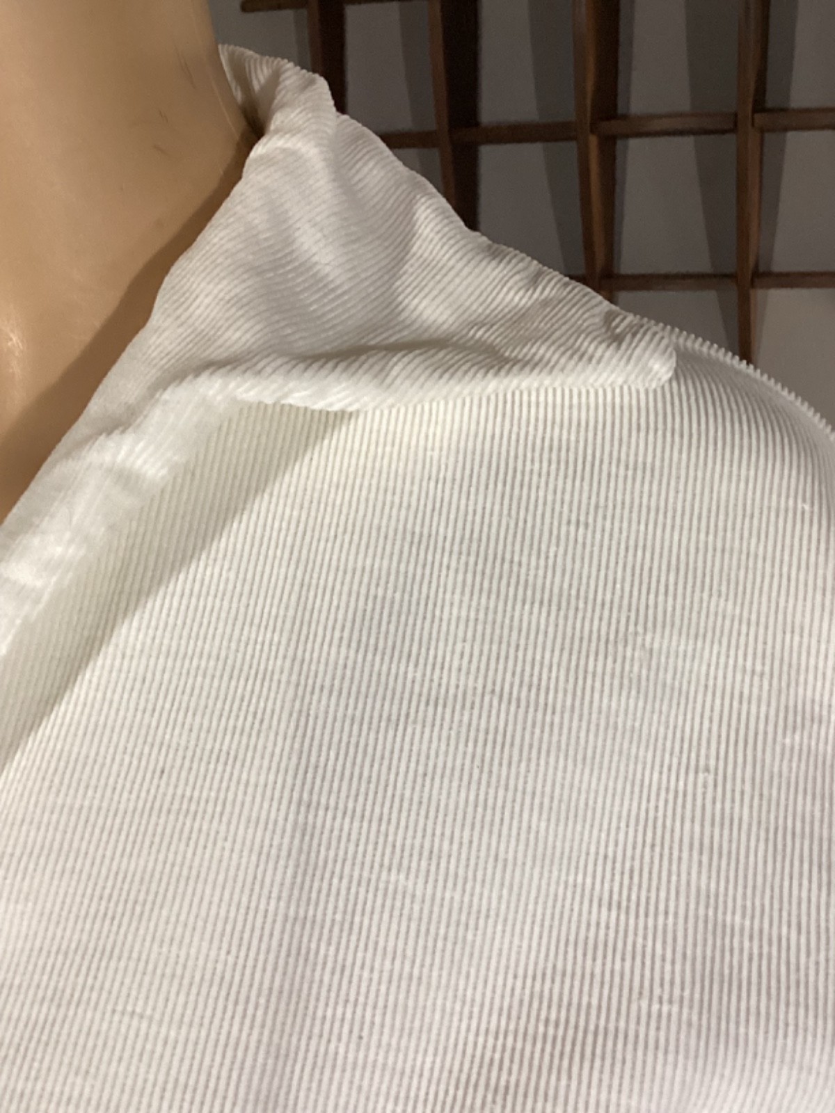 Vintage 1950’s White Corduroy Jumpsuit Rockabilly Metal Front Zip Pockets