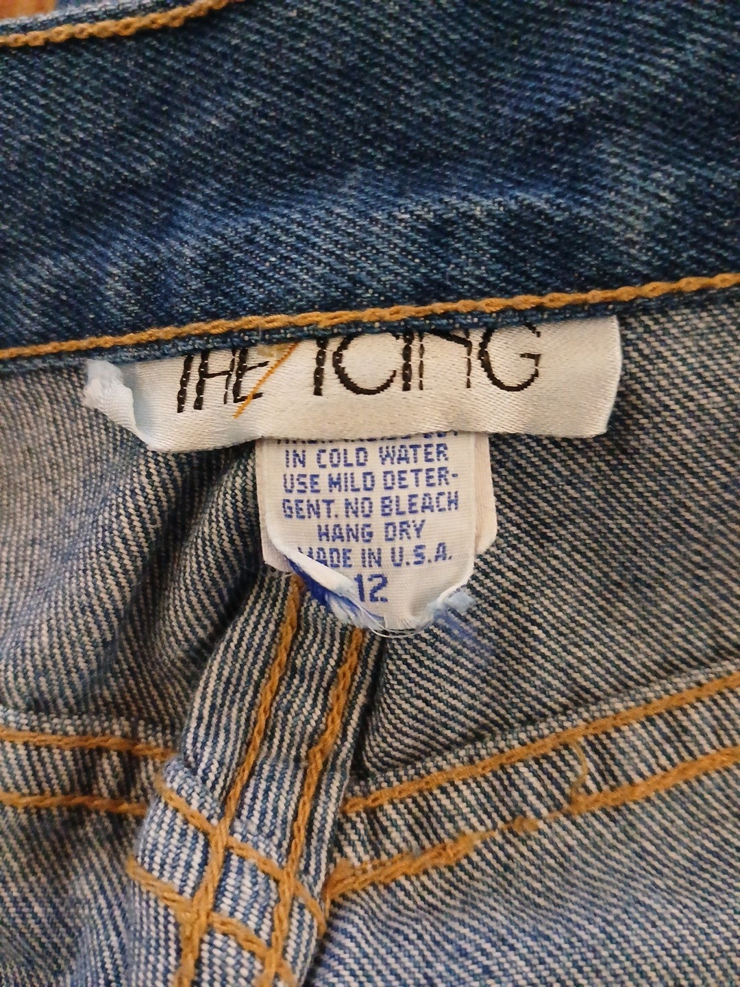 VTG 90s The Icing Embroidered Western Jeans NWT Deadstock Made In USA Size 12