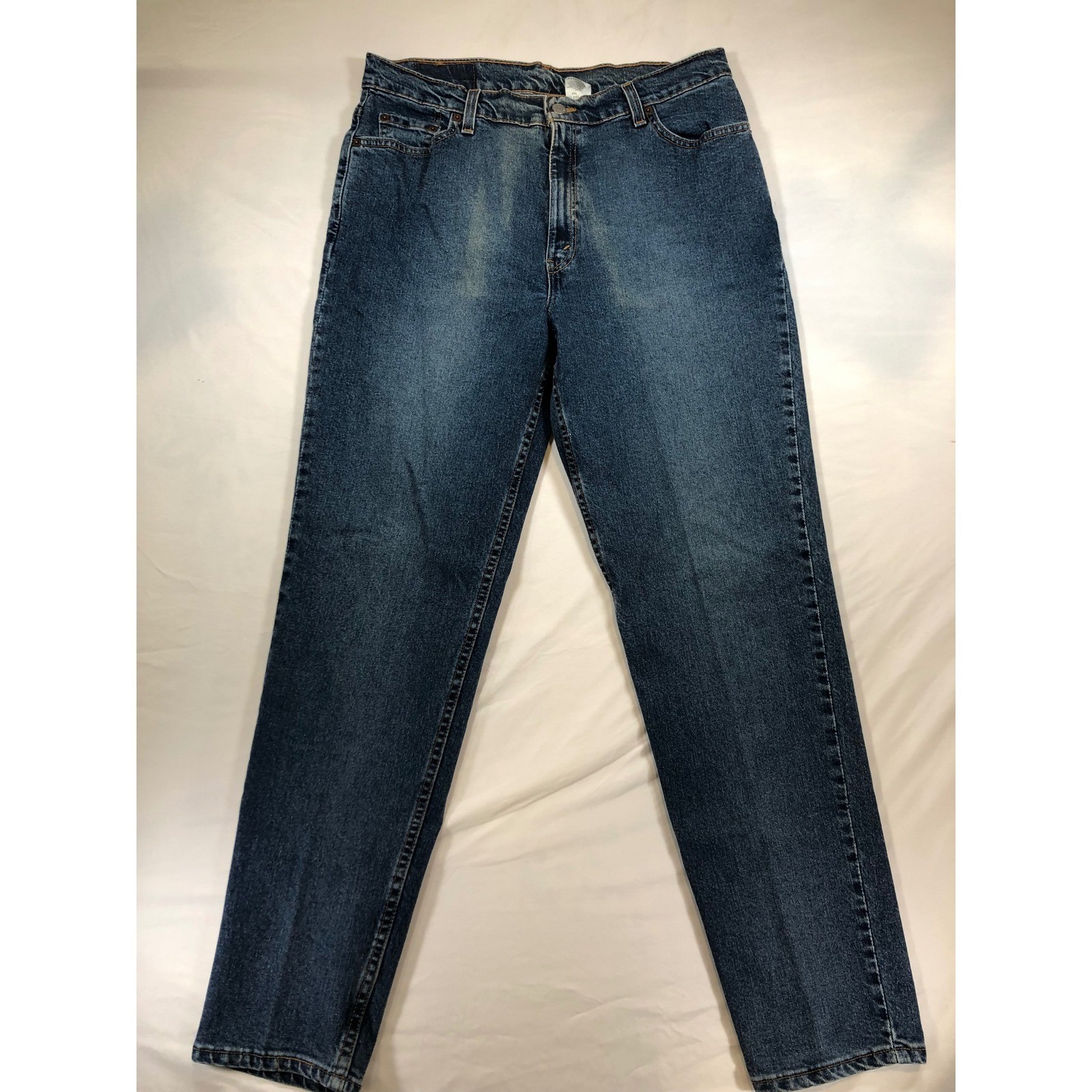 Vintage Levis 512 Slim Fit Tapered Leg Jeans Made in USA Rare factory misprint