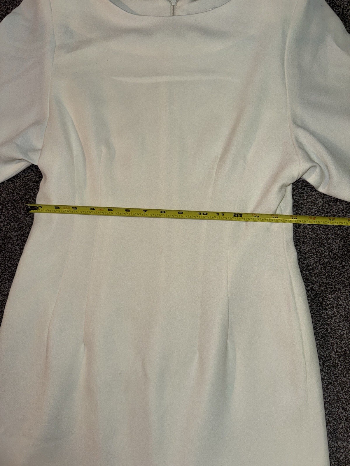 Vintage 1990’s ABS Cream Cocktail Dress Size 10 Elegant