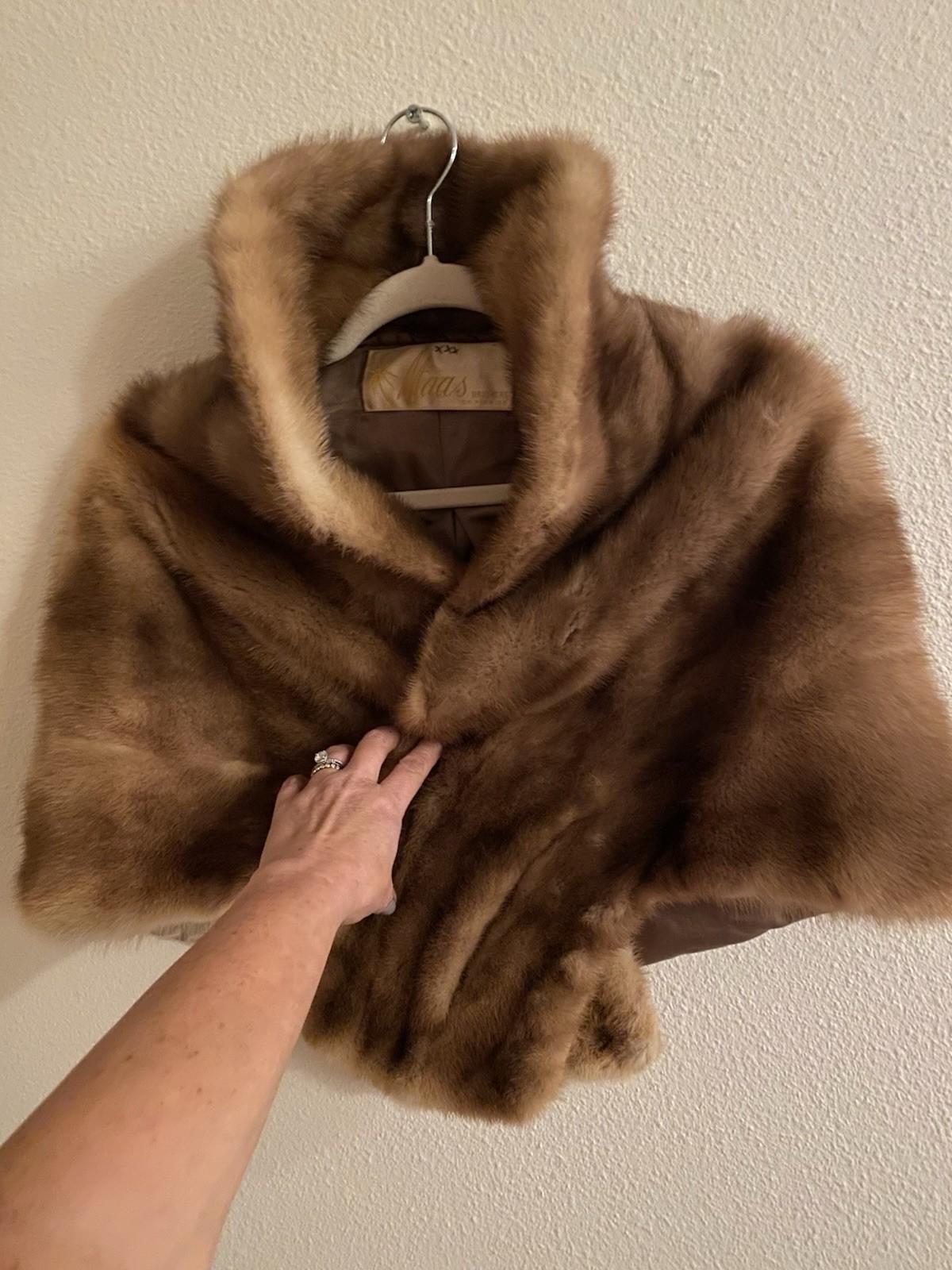 Genuine Mink Authenticity Label Vintage Mint