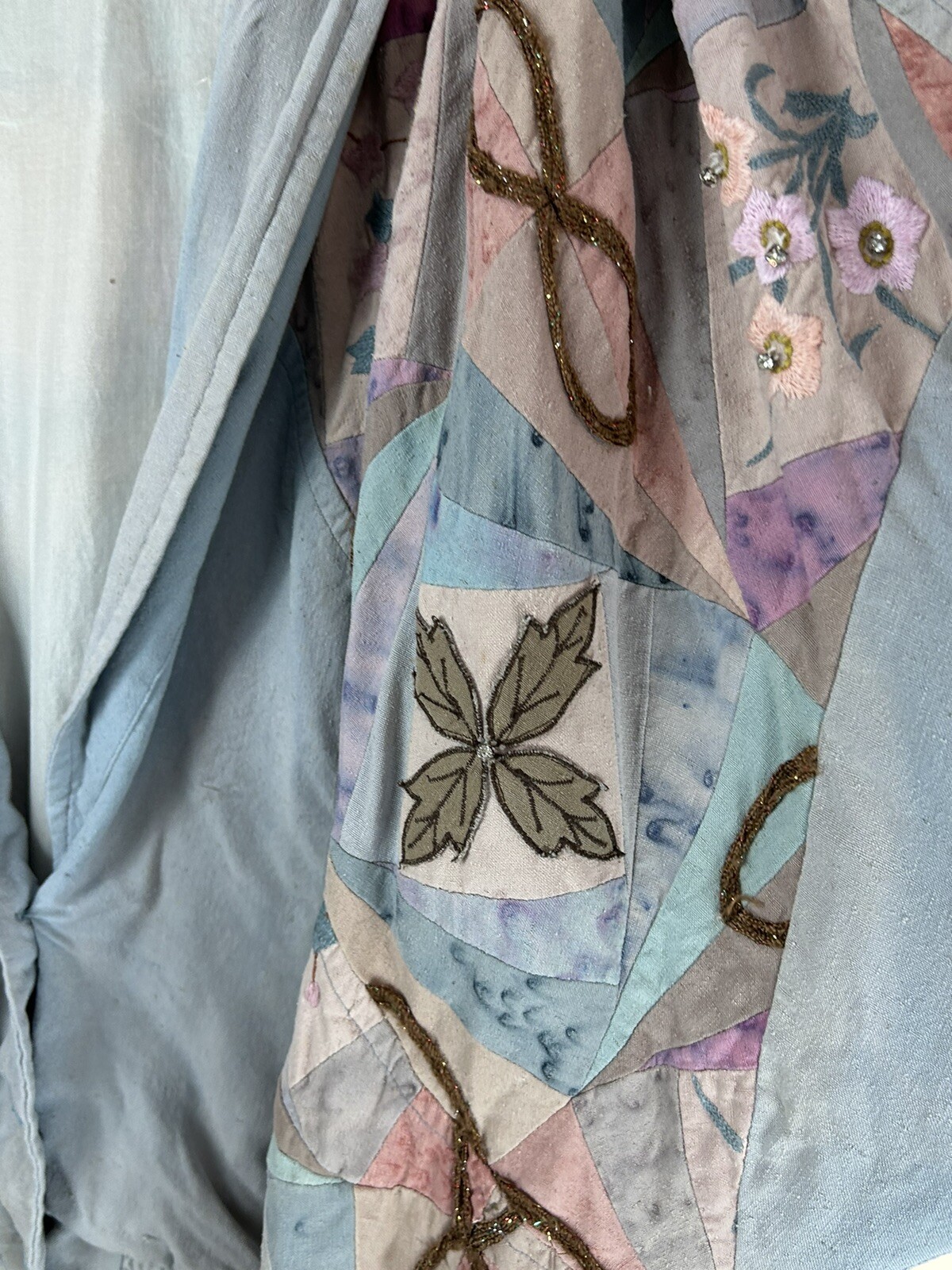 Lim’s distressed vintage jacket
