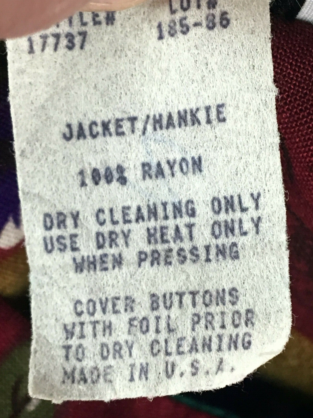 Vintage Multi-color Floral Women’s Rayon Jacket Top – Robert Too – Size 22WP