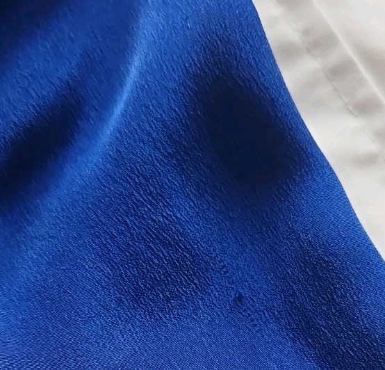 Talbots Petites Pure Silk Suit Jacket Career Cobalt Blue Covered Buttons Size 10