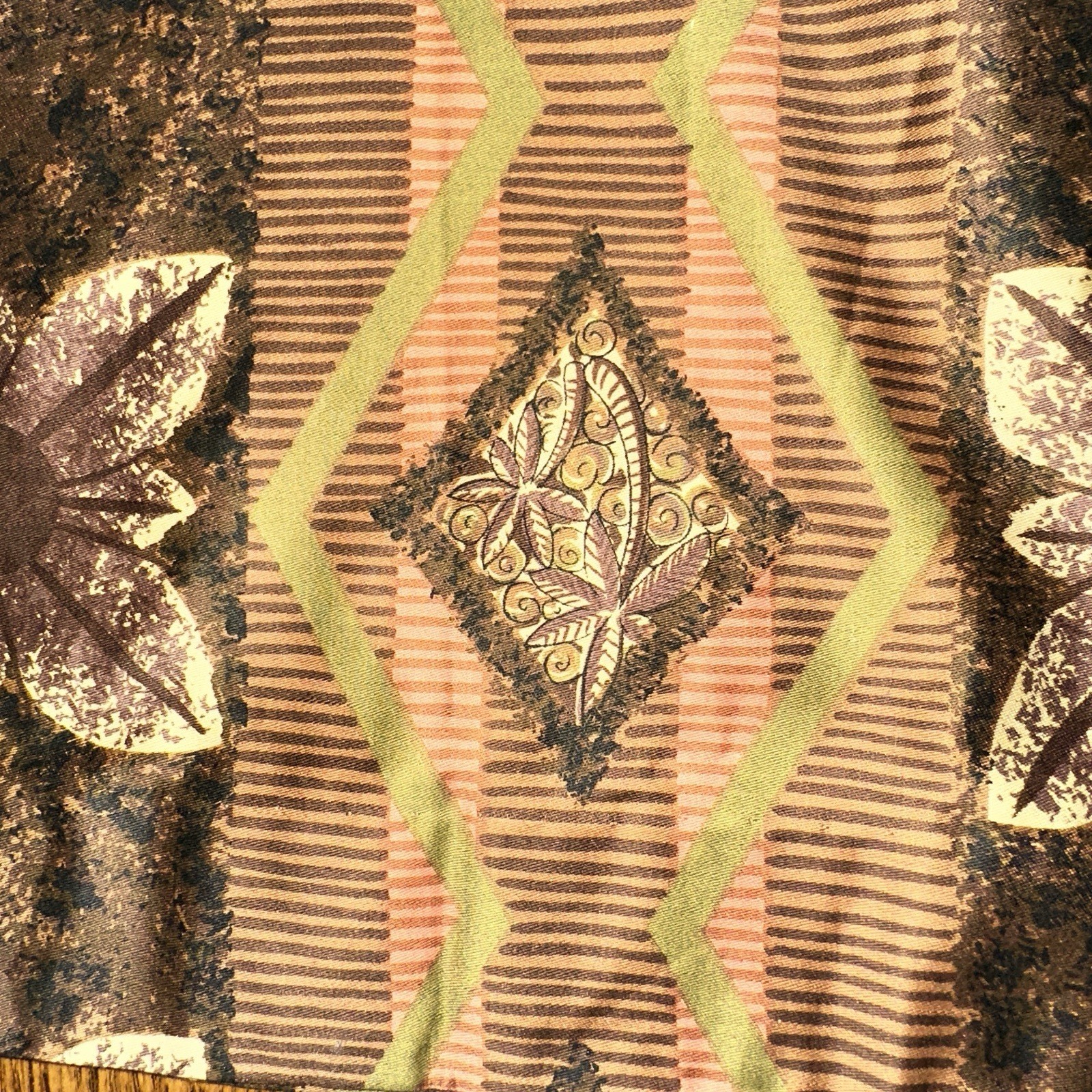 1940s Liberty House Waikiki ViBrake Hawaiian Dress Talon Zipper Tiki Barkcloth