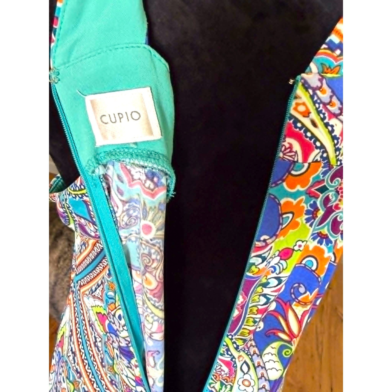 Cupio BoHo Vacation Retro Look Halter Maxi Dress**Missing Size Label