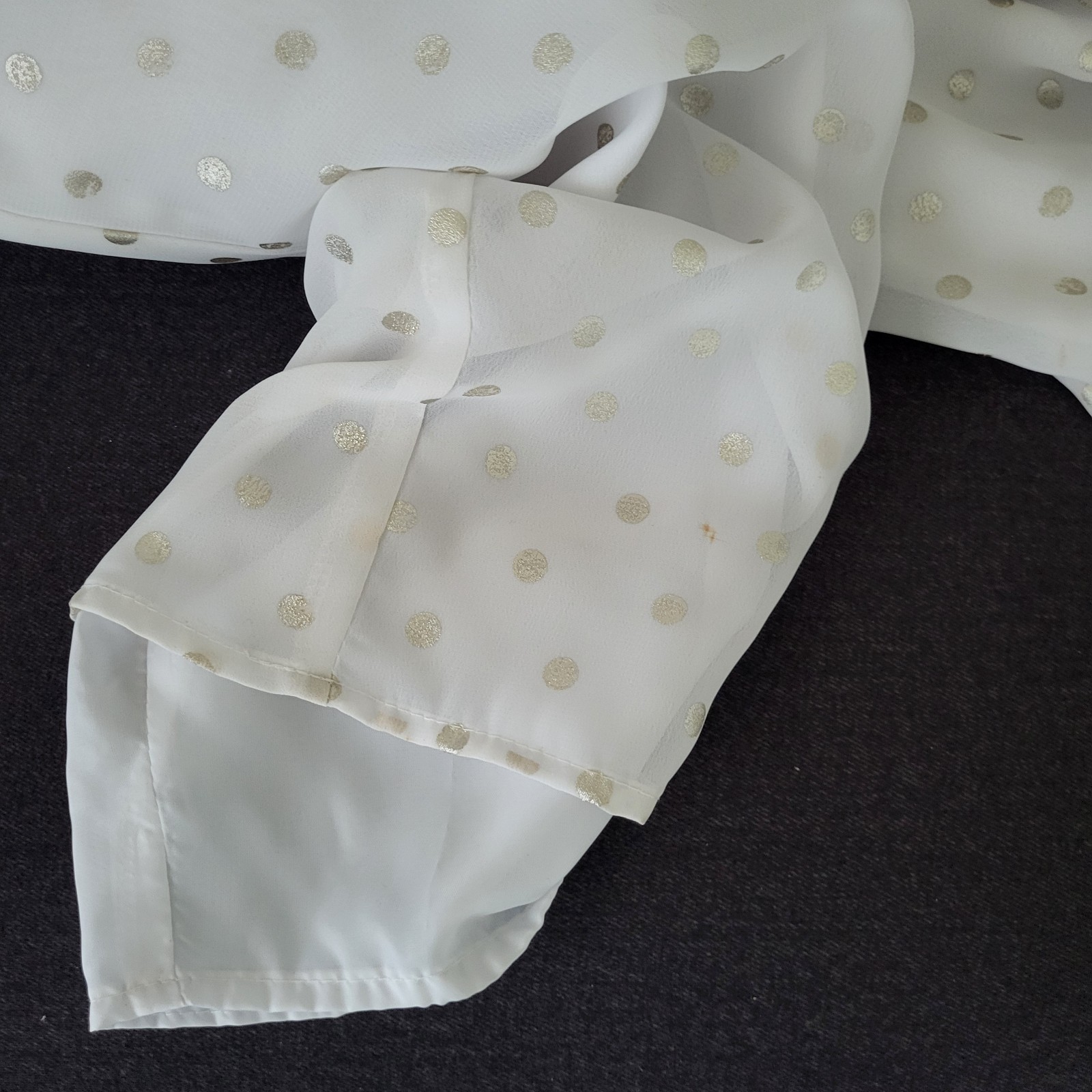 VTG The Icing Blouse 2 Pants M Set White Siver Mettalic 80’s Evening Holiday