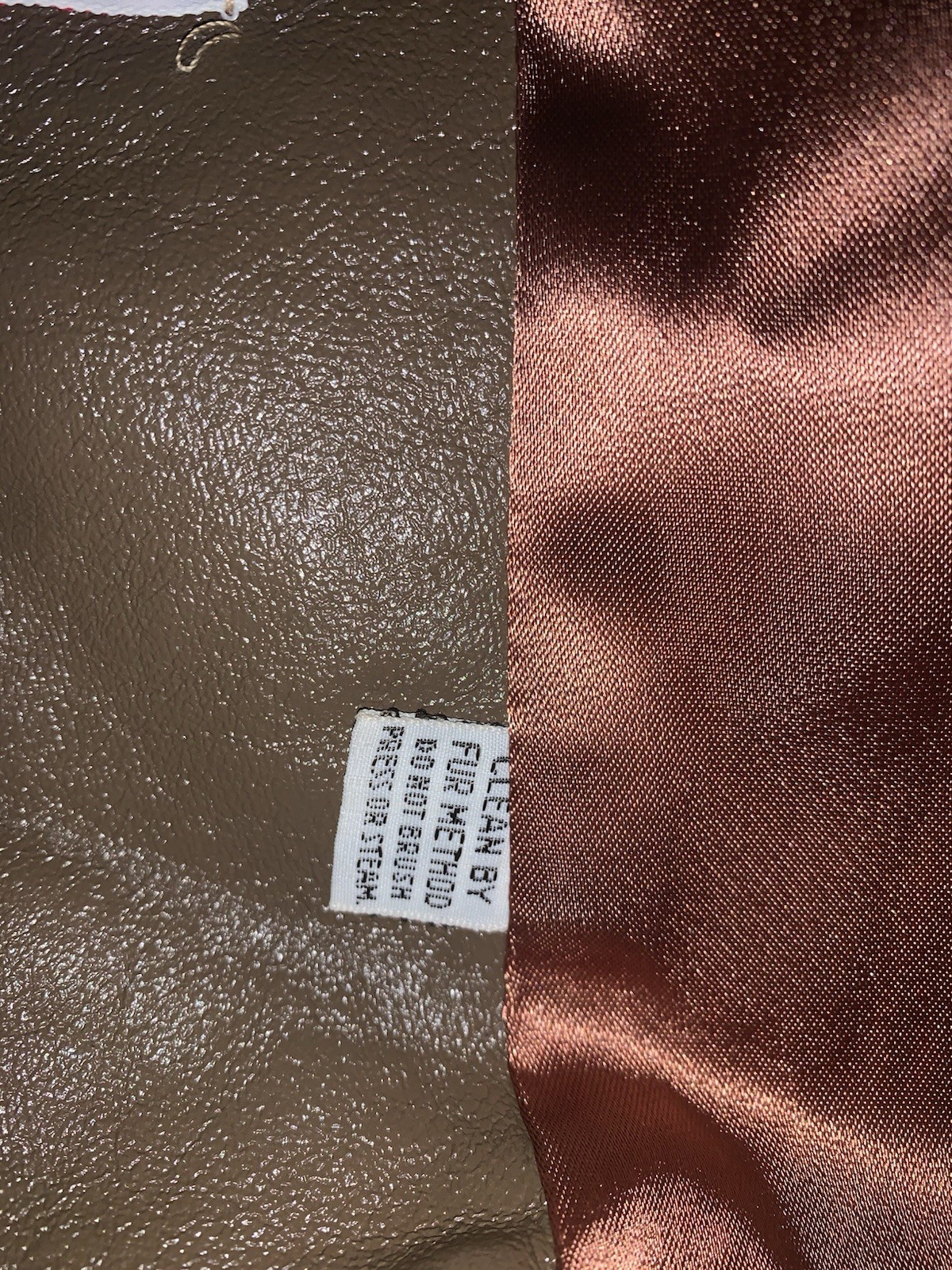 Women’s Vintage Light Brown Genuine Mink Fur Coat Jacket