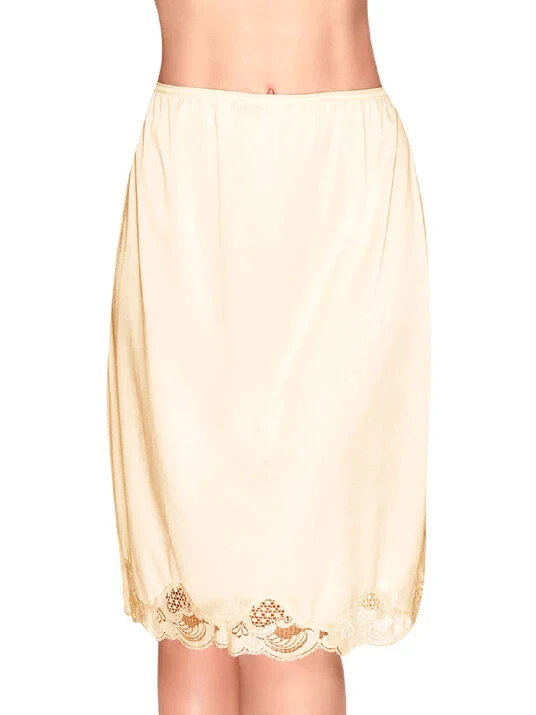 Ilusion Anti-Static Women Half slip Lace Slit 18″ 24″ Length Size S M L XL 2011