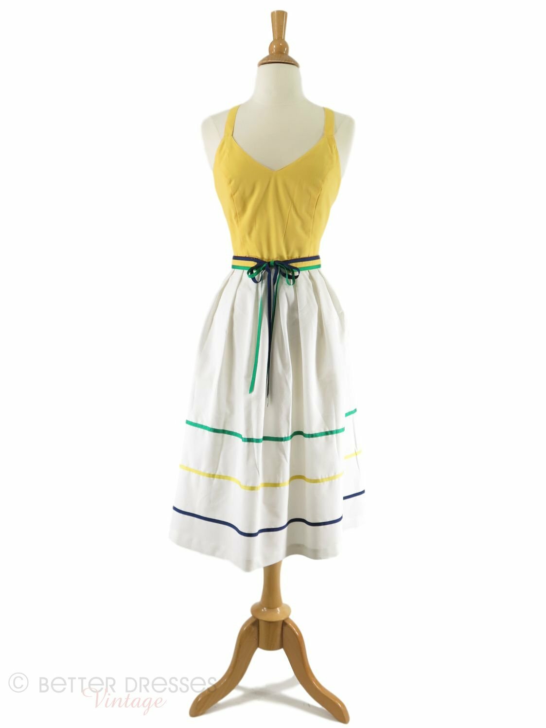 Vintage 70s Does 50s Cotton Sundress – xs, sm