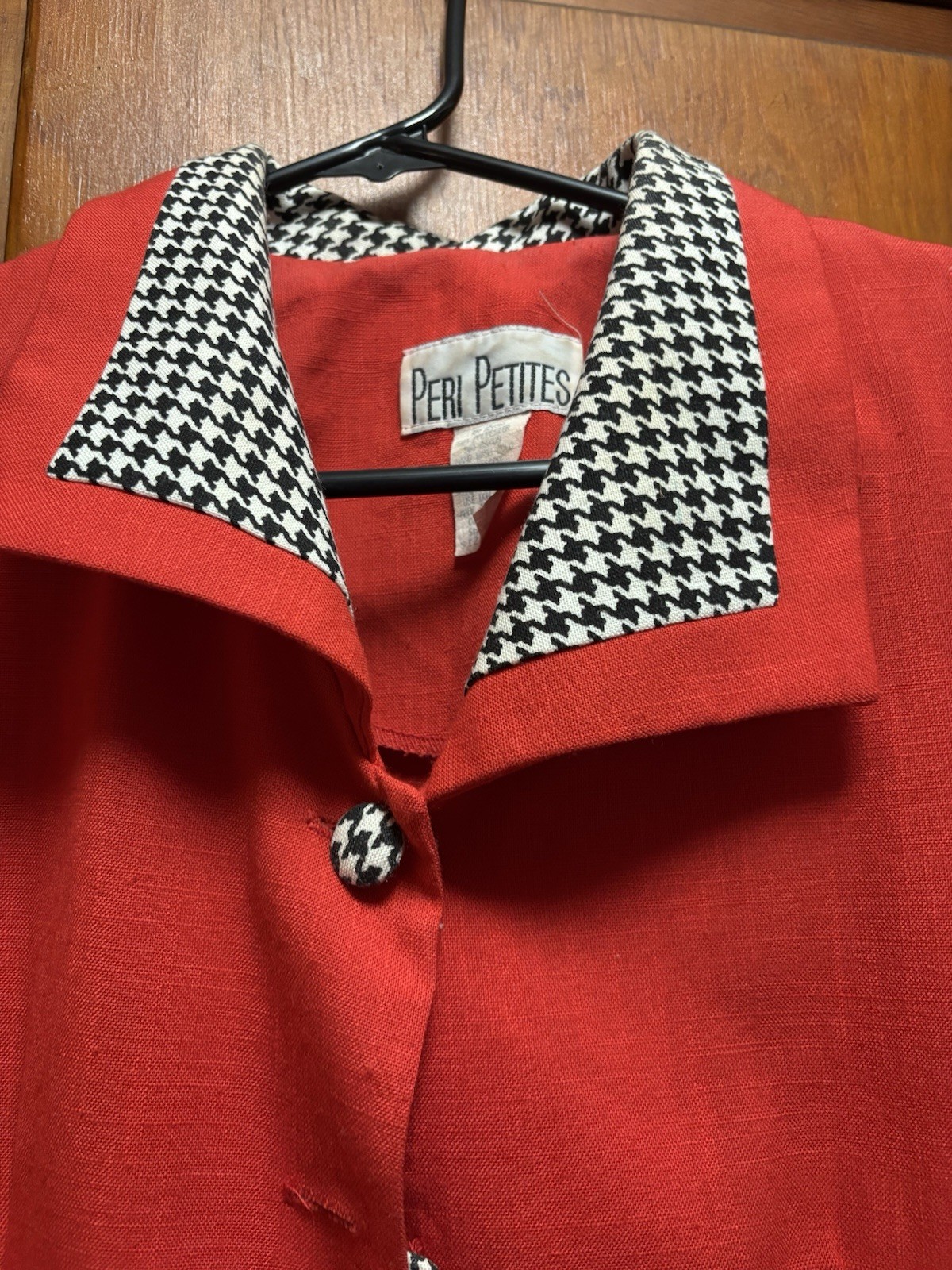 Vintage Peri Petites Red Dress Size 10