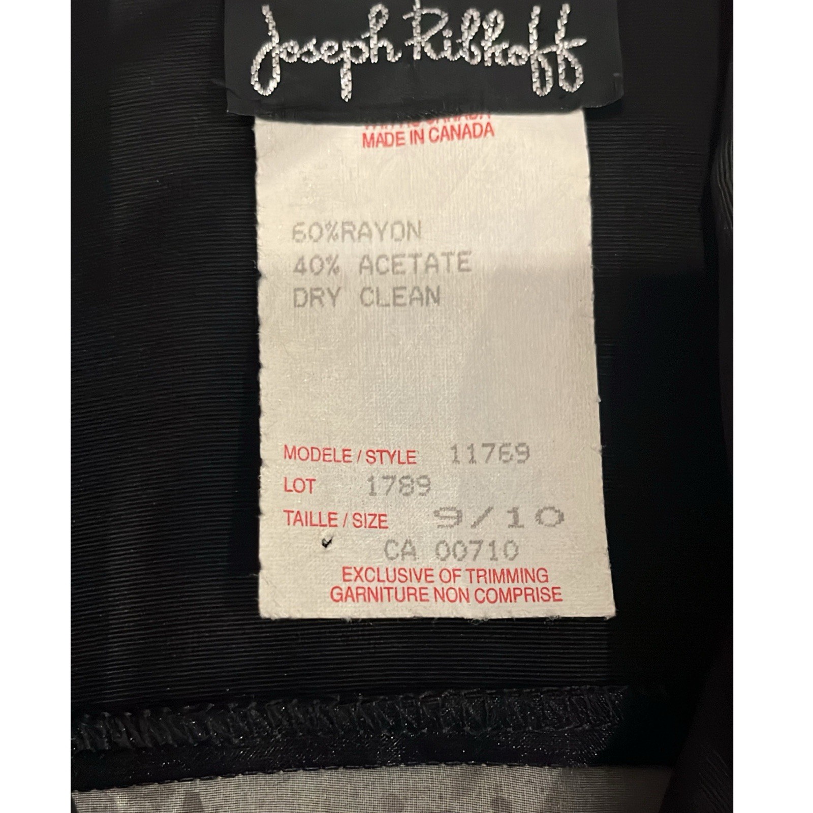 Vintage Joseph Ribkoff Mesh Panel Midi Dress