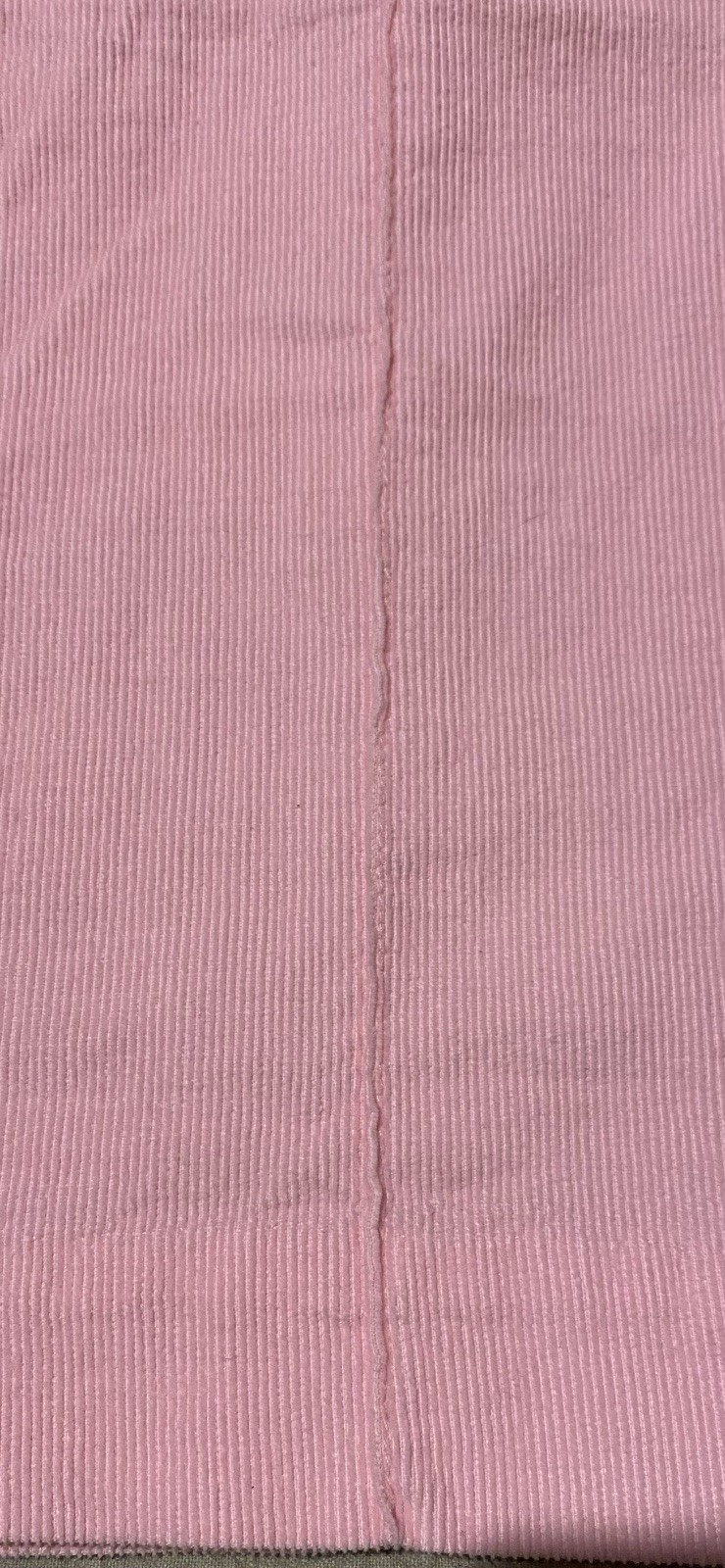 VTG Handmade Light Corduroy Pink Pleated High Waisted Wide Leg Pants- Slacks Lrg