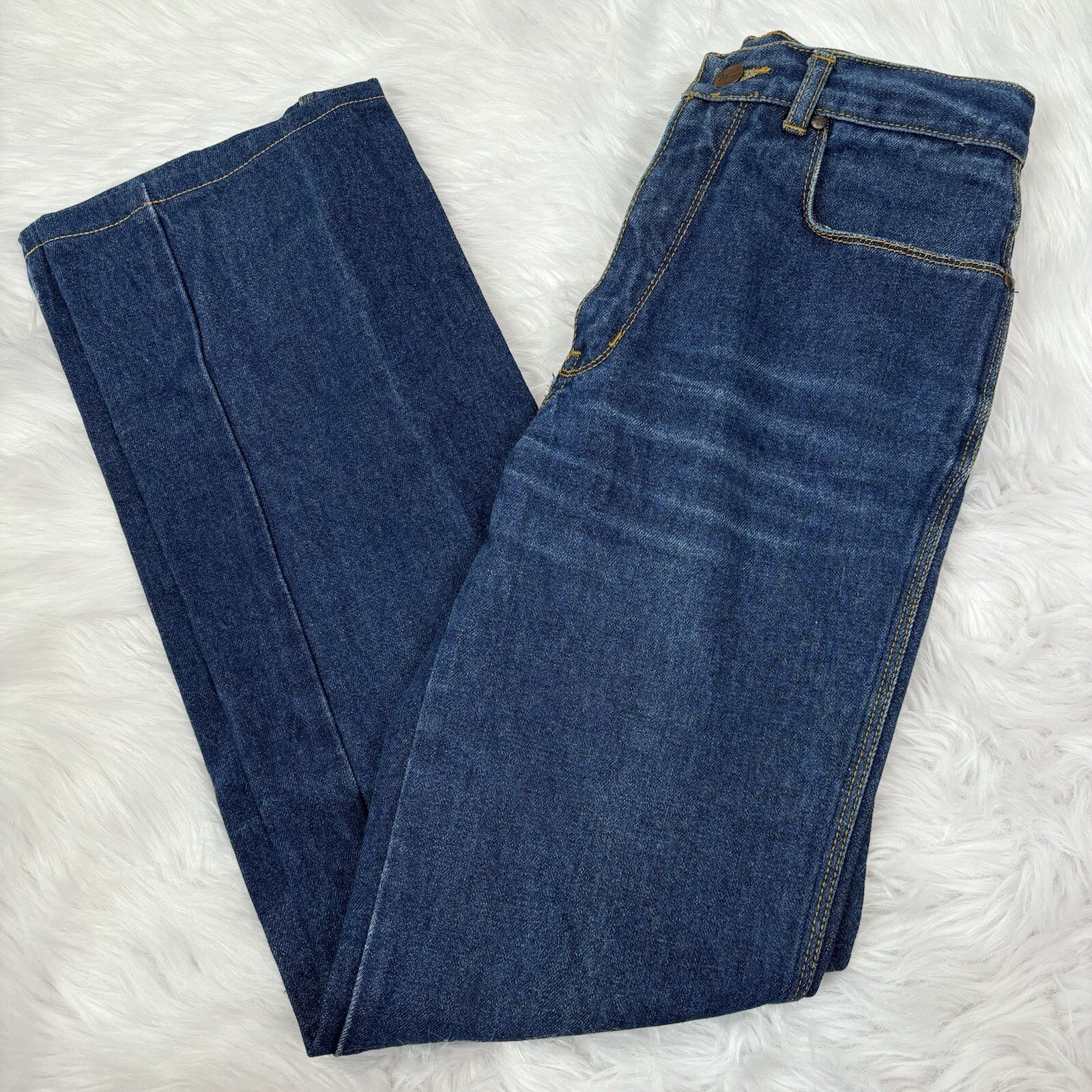 Gloria Vanderbilt For Murjani VINTAGE Staight Leg Jeans 8 Fit Small 25” Waist!!