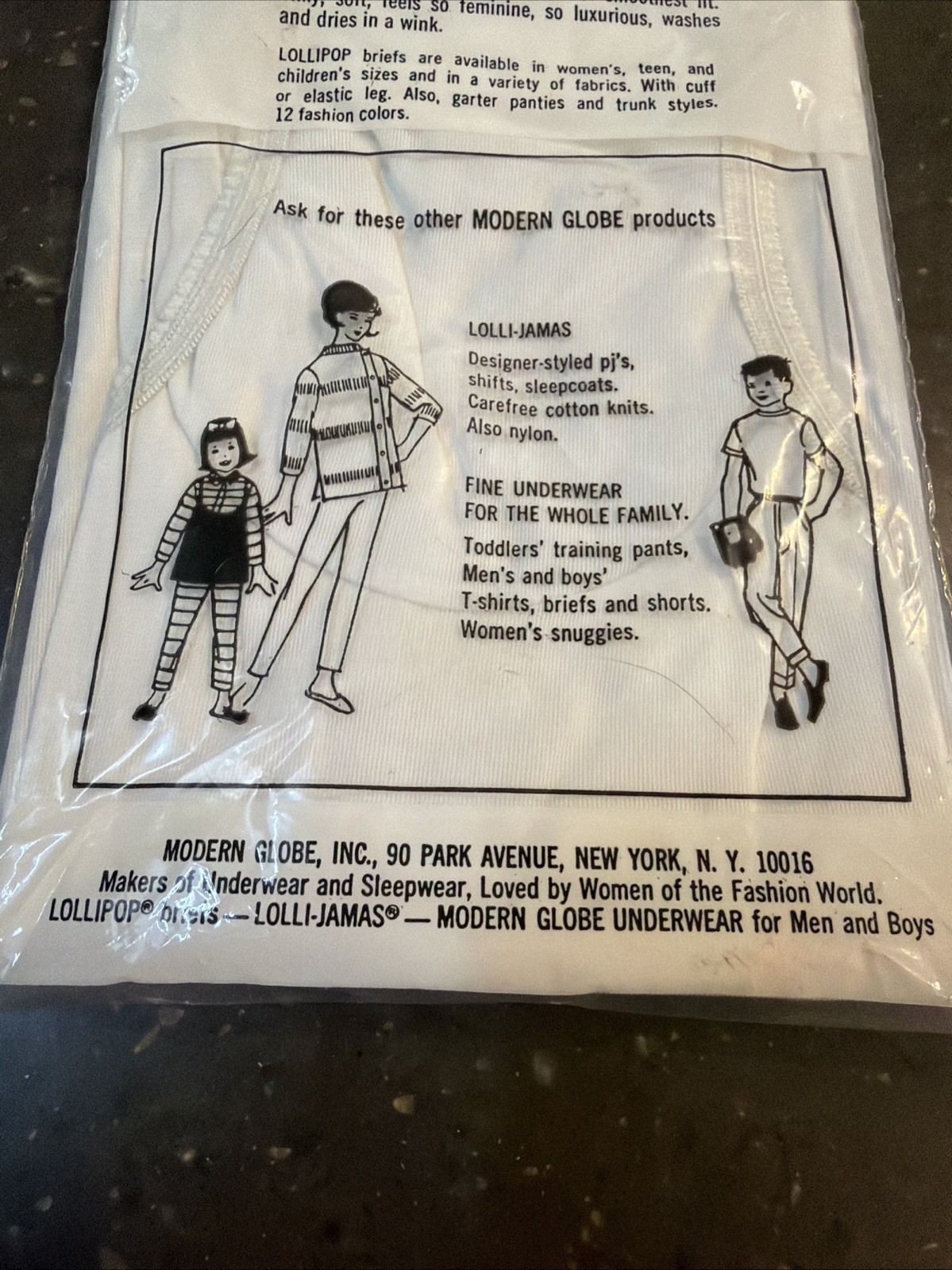 Vintage Modern Globe Lollipop Underwear
