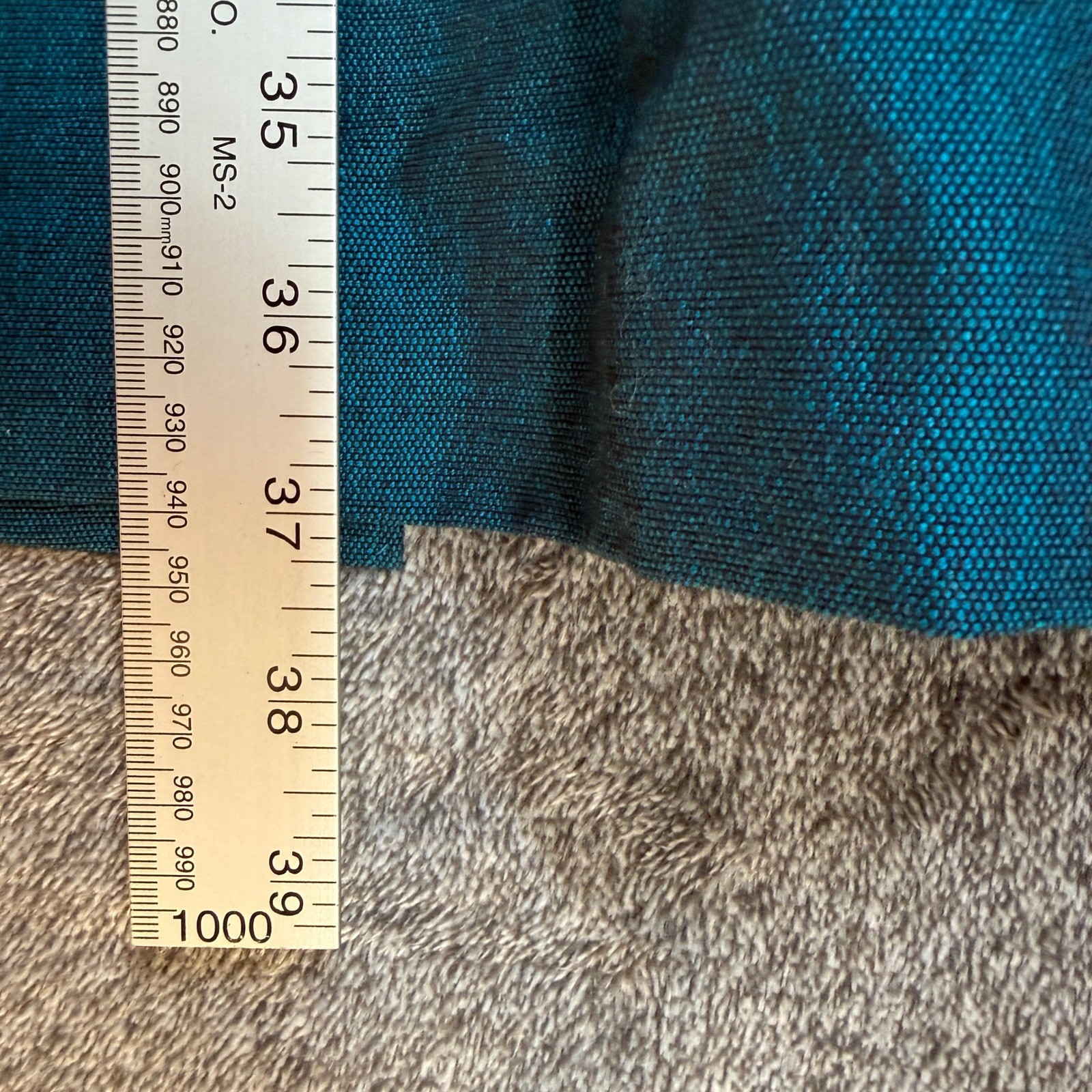 Vintage Woven Tribal Geometric Maxi Skirt Teal Multi Color Column Skirt Size 34
