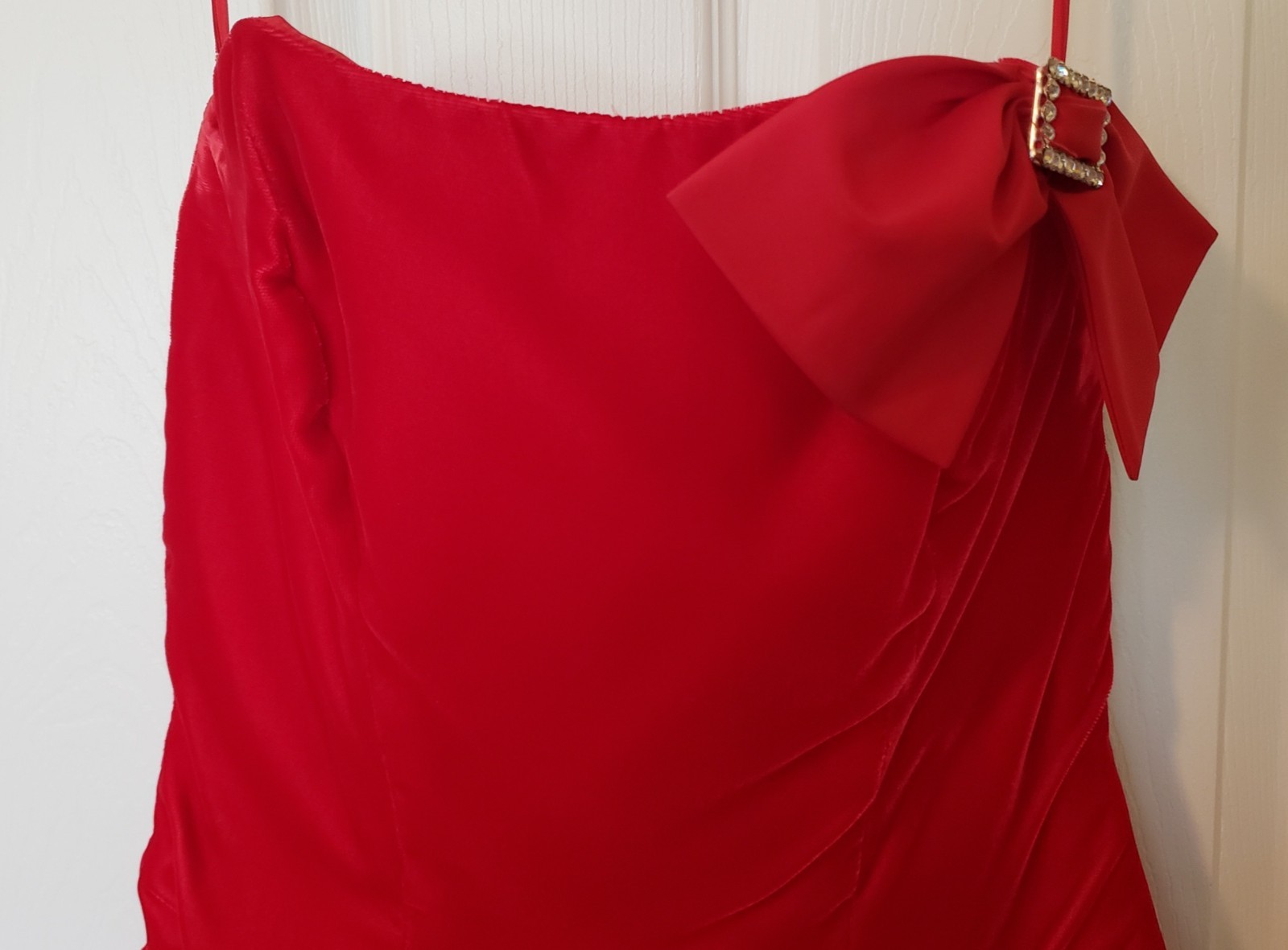Vintage VTG Int Ladies Garment Workers Union Dress Red Prom Dance Wedding 9 USA