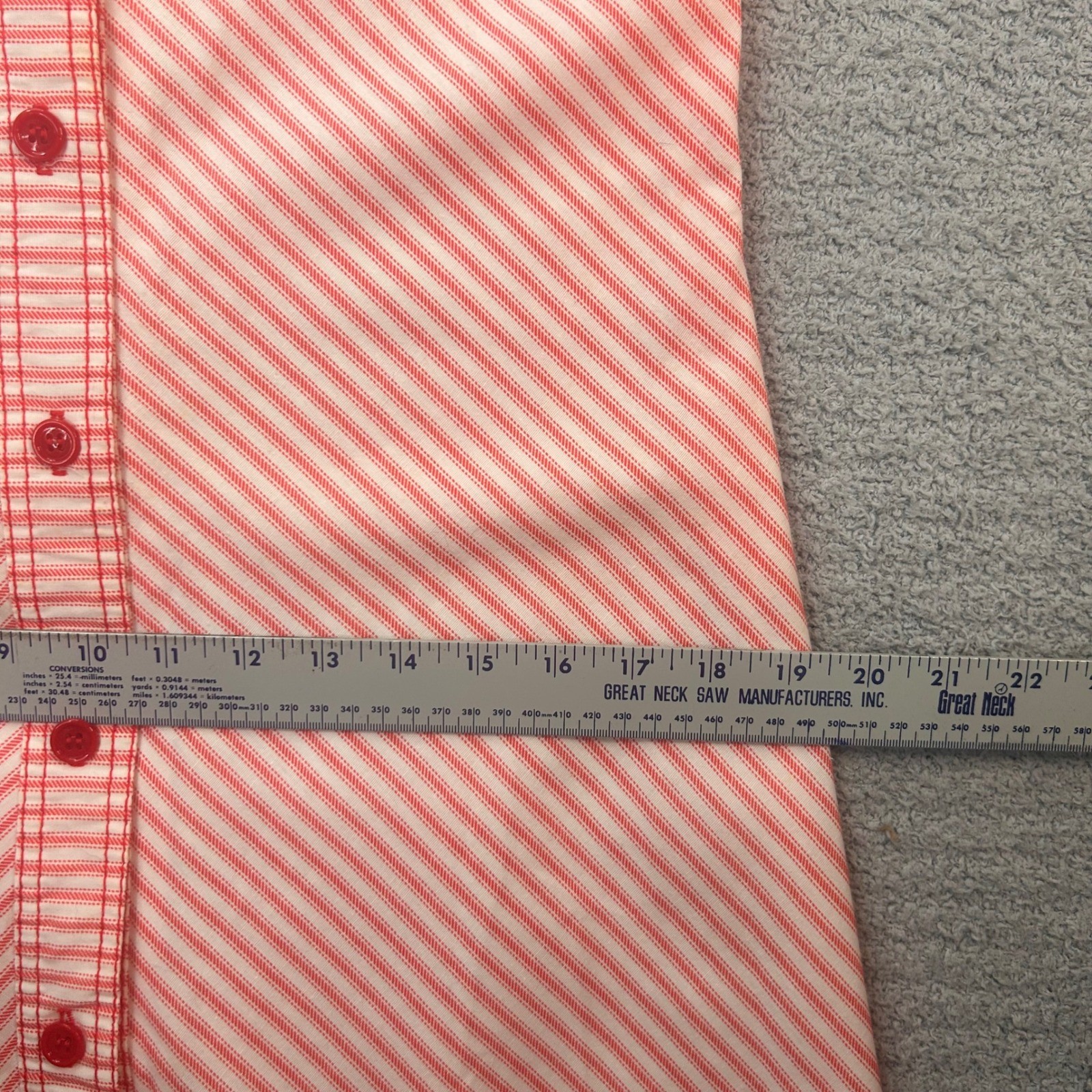 The Kollection Ltd Dress Vintage 70s Pink Stripe Size 8 Mod Retro Preppy Picnic