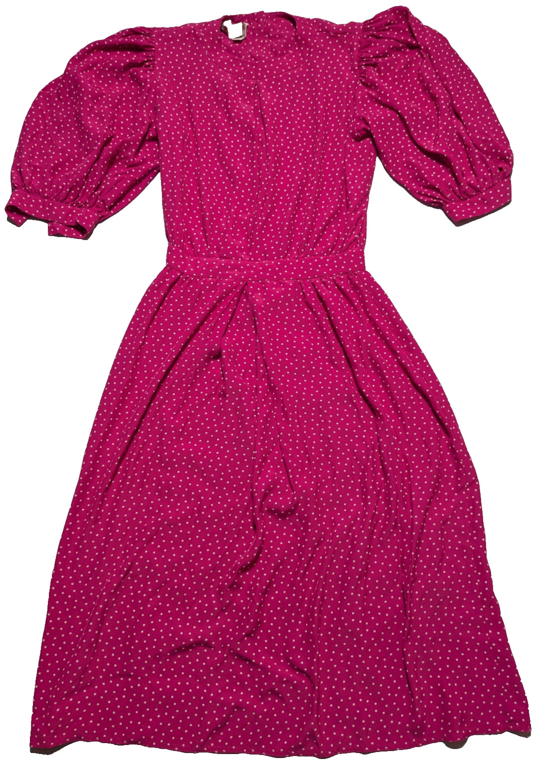 VTG 80s MAGGY LONDON BY JEANNENE BOOHER Pink Floral Polka Dot Dress – Women 6