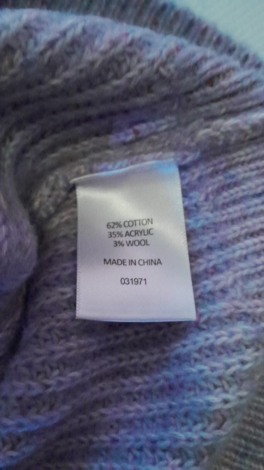 Sussan Pullover Pale Lilac Wool Blend Jumper Size S VGC