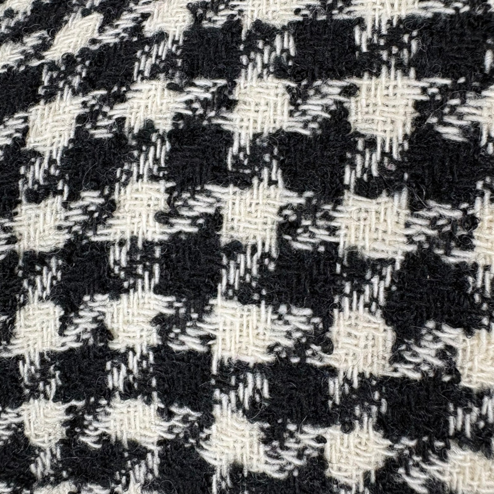 Lizwear Petite Vintage Houndstooth Blazer Size 4P Black White Academia Classic