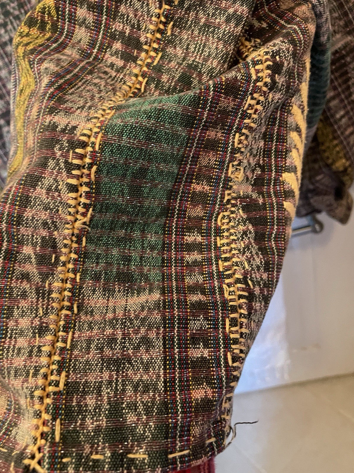 Vintage Handmade and Embroidered Guatamalan Jacket Pre-owned Excellent Condition