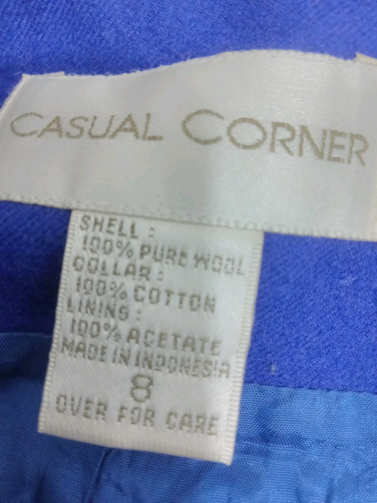Vtg 90s Purple Vest Pure Wool And Velvet Vest – Size 8 Casual Corner Corp Chic