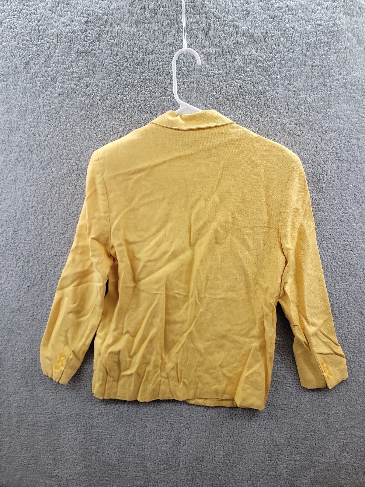Vintage Impressions Women’s Size 10 Yellow Blazer Jacket 80s VTG
