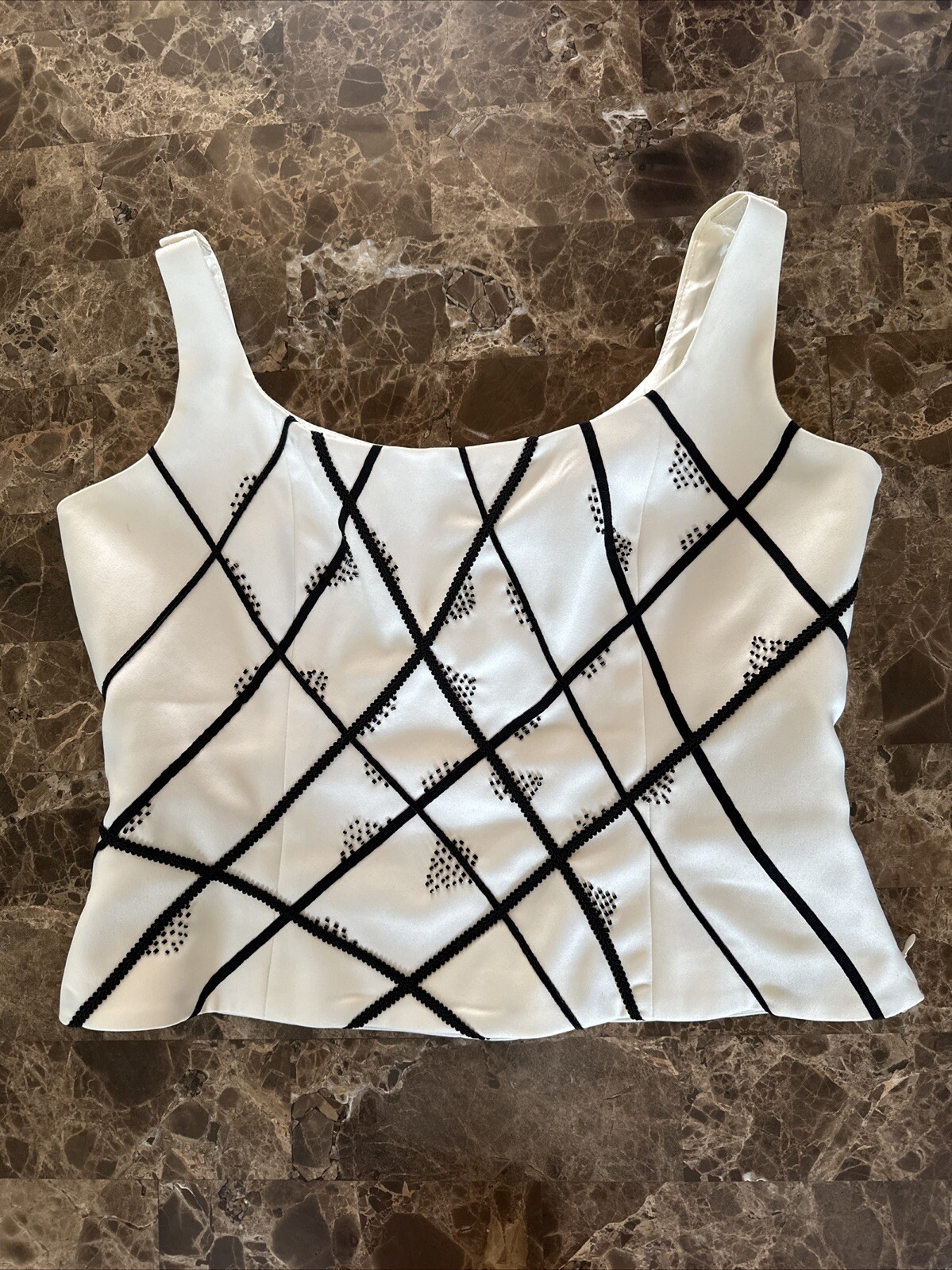 Bustier Corset Top Fairy Goth Skater Grunge Kawaii Cami Coquette Alt Sz 10