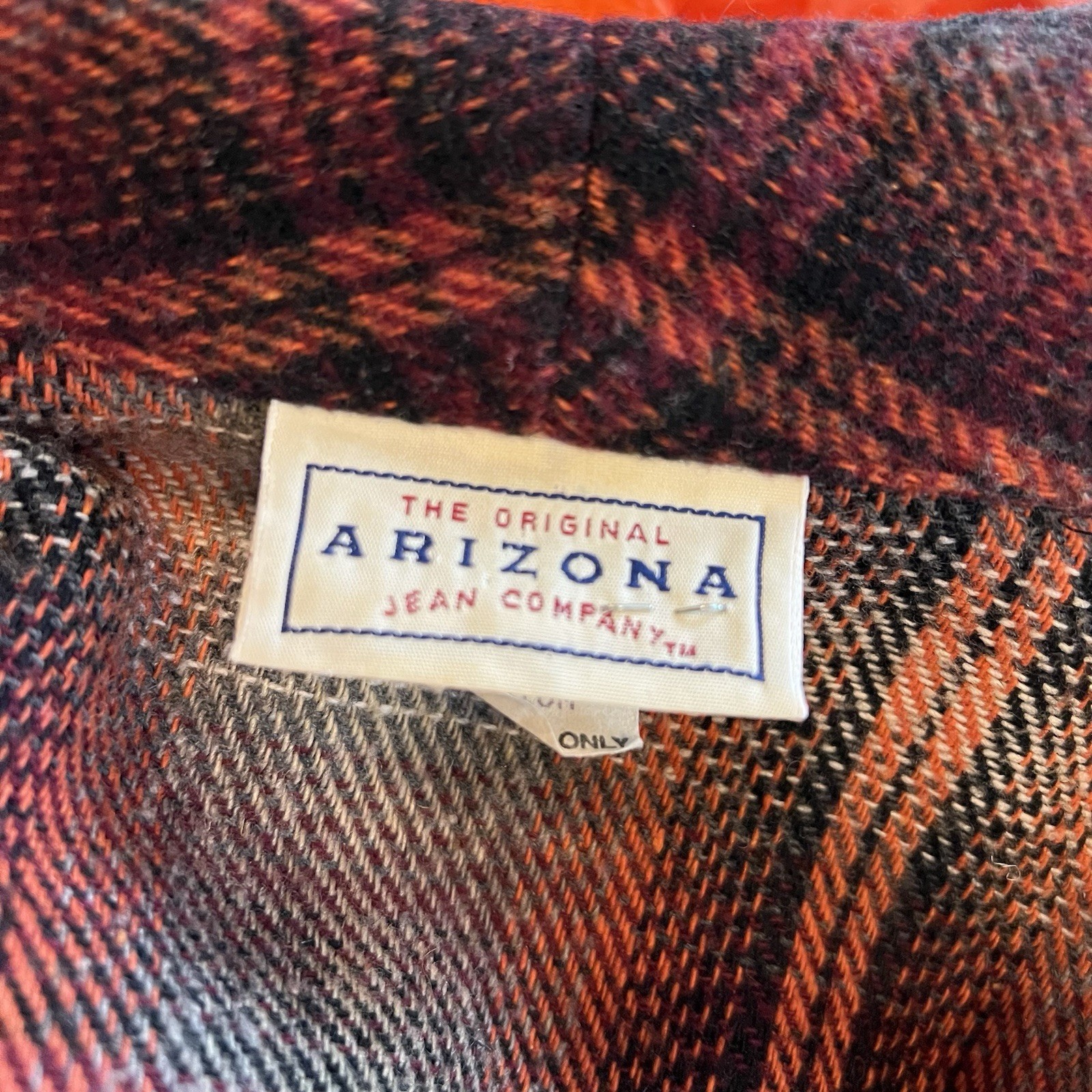 Vintage 90s Arizona Flannel Plaid Women’s Jacket Womens M L