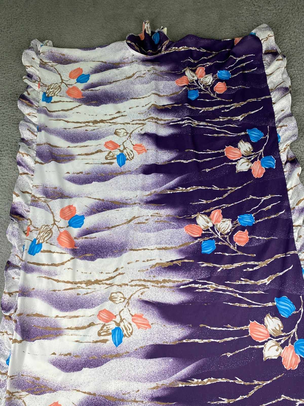Miss Susan Of California Maxi Dress Womens One Size Fits All Floral Sleeveless