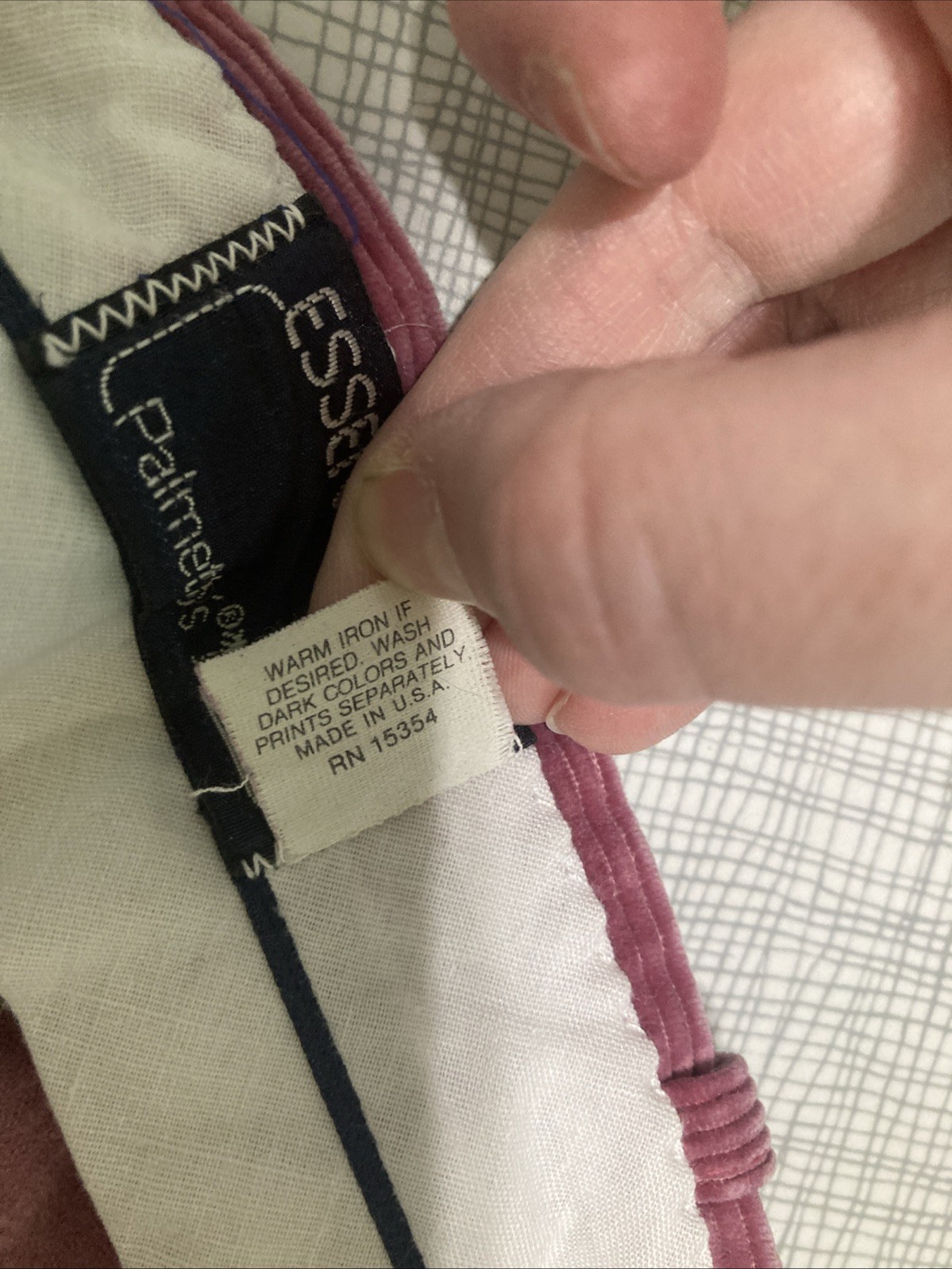 Vtg 80s Palmettos Pink Mauve Corduroy Pants Pleated Mom Trousers High Waist XS